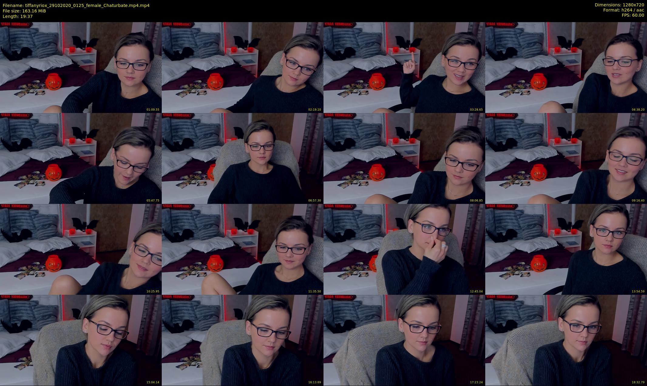 tiffanyriox — 20 minute Chaturbate female cam show recording, 720p, Oct 29, 2020