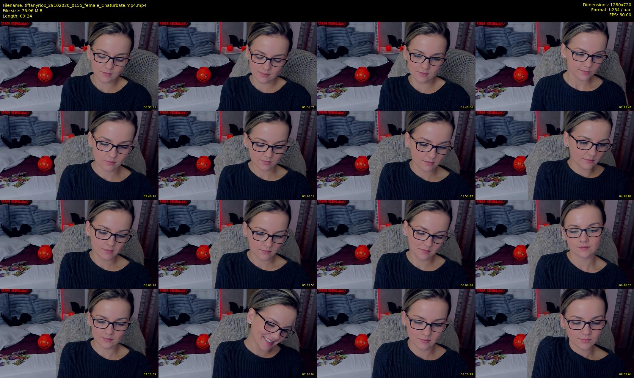 tiffanyriox — 10 minute Chaturbate female cam show recording, 720p, Oct 29, 2020