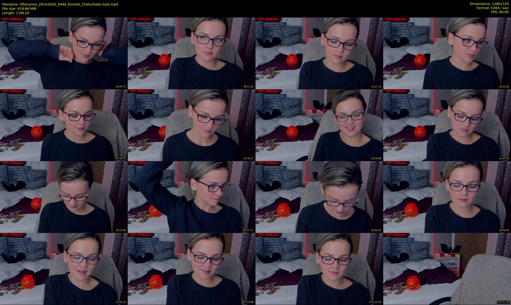 tiffanyriox — 70 minute Chaturbate female cam show recording, 720p, Oct 29, 2020