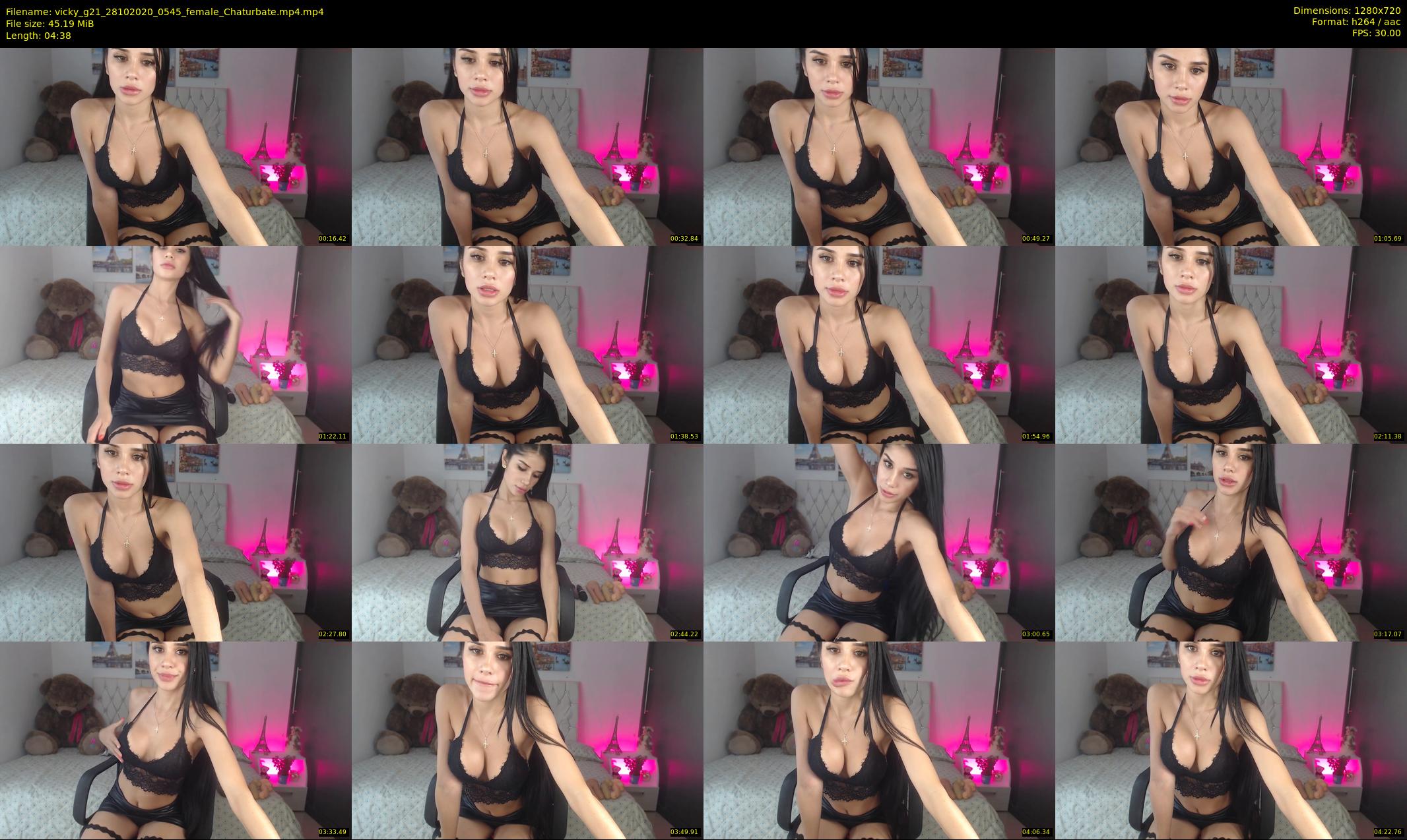 vicky_g21 — 5 minute Chaturbate female cam show recording, 720p, Oct 28, 2020