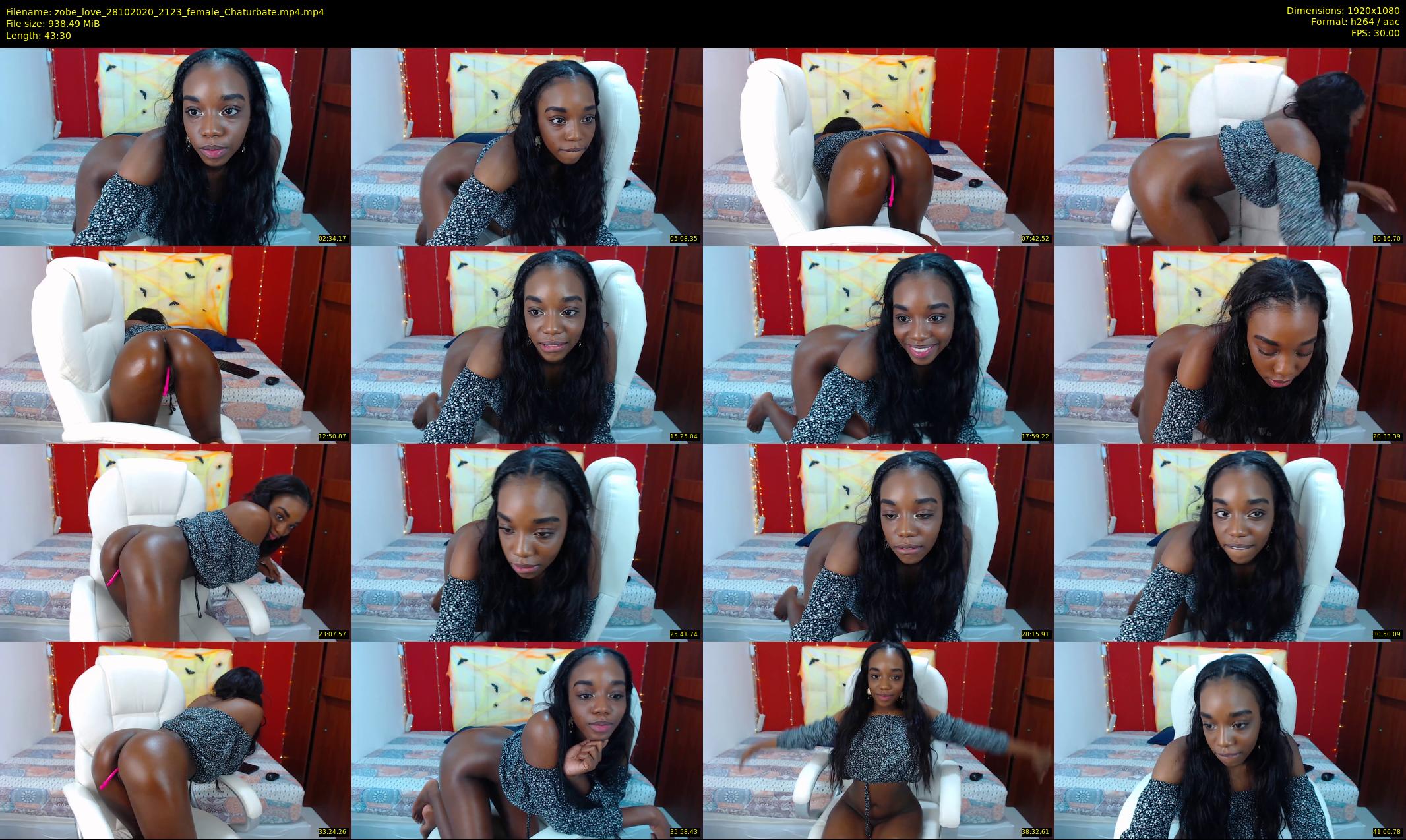zobe_love — 44 minute Chaturbate female cam show recording, 1080p, Oct 28, 2020