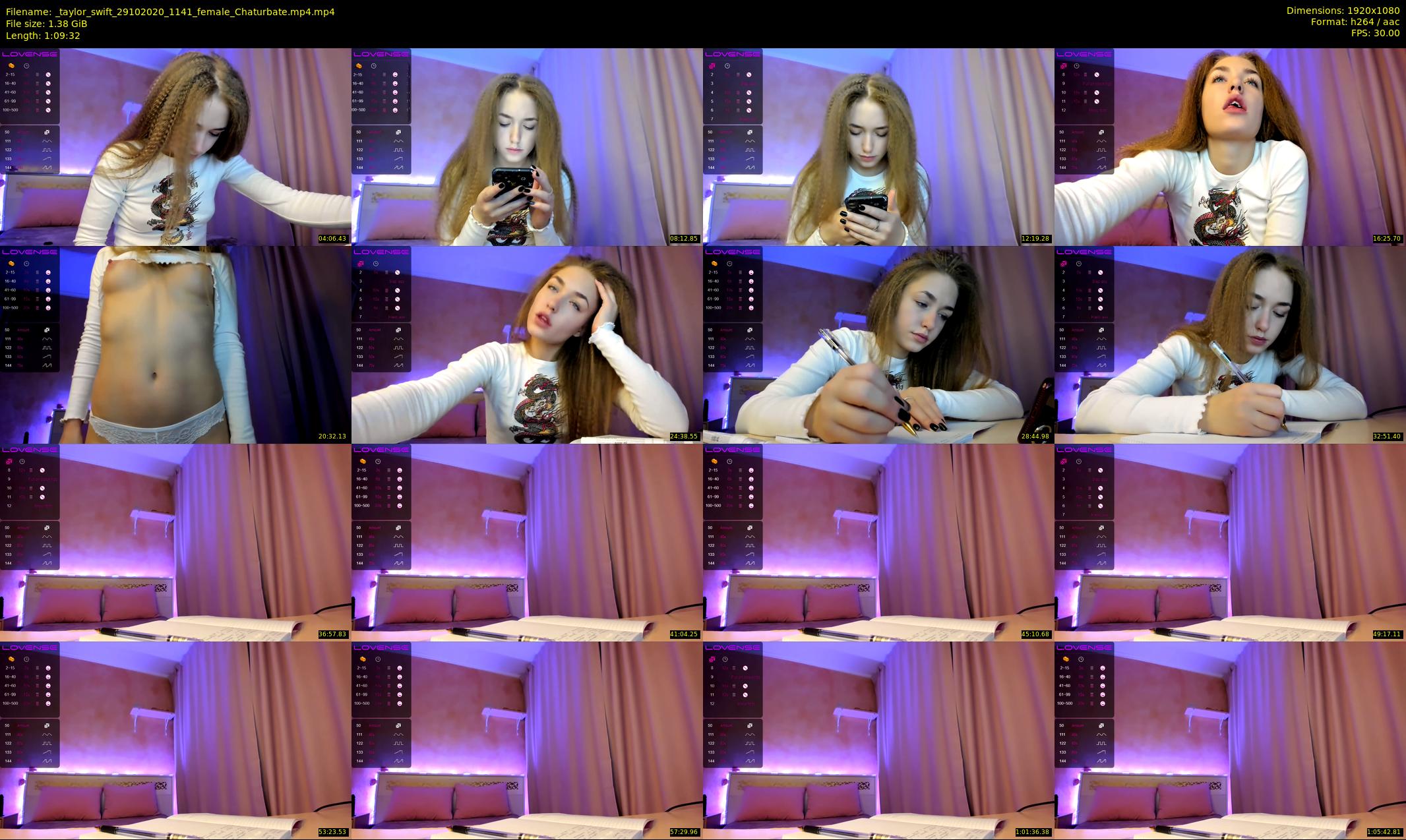 _taylor_swift — 70 minute Chaturbate female cam show recording, 1080p, Oct 29, 2020