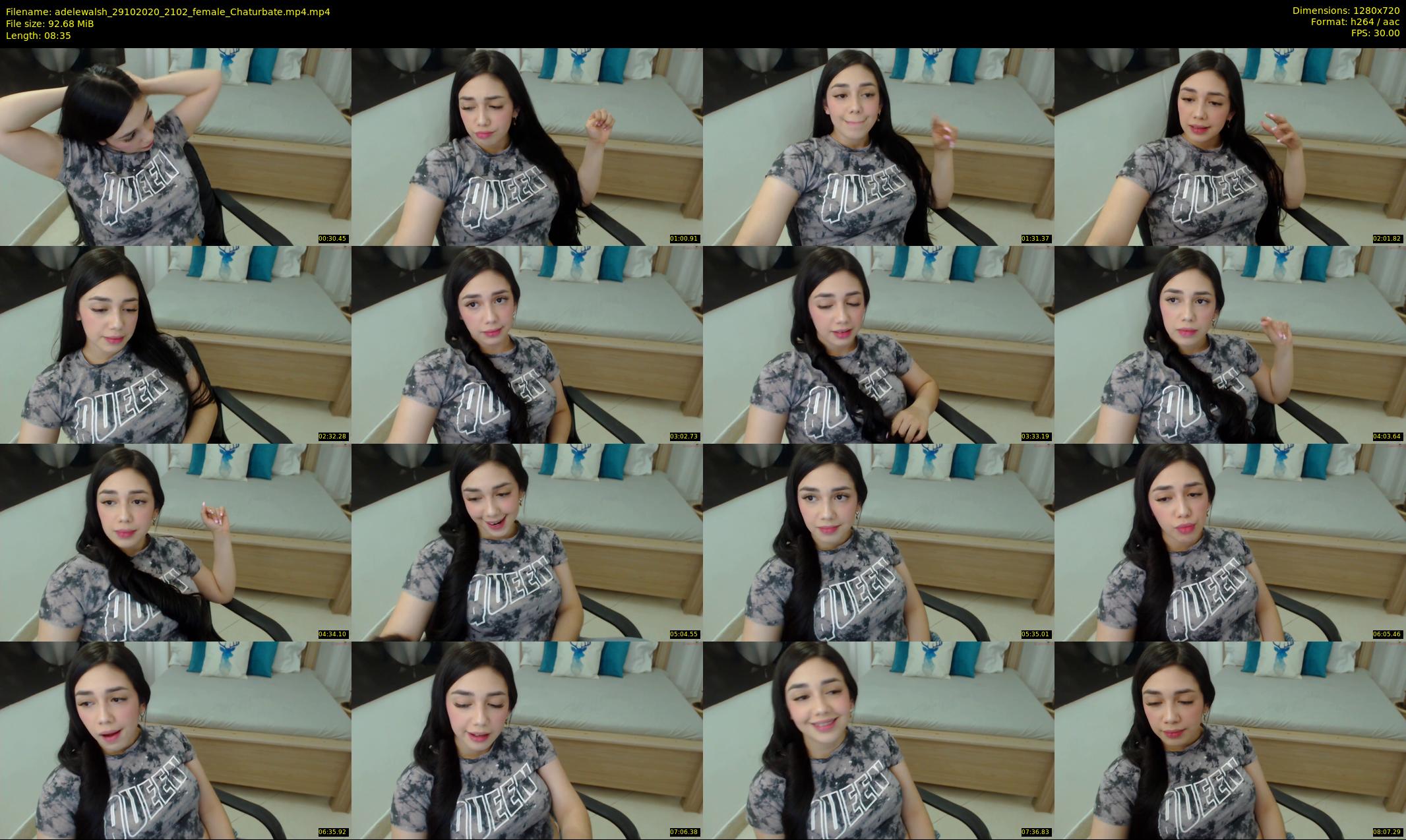 adelewalsh — 9 minute Chaturbate female cam show recording, 720p, Oct 29, 2020