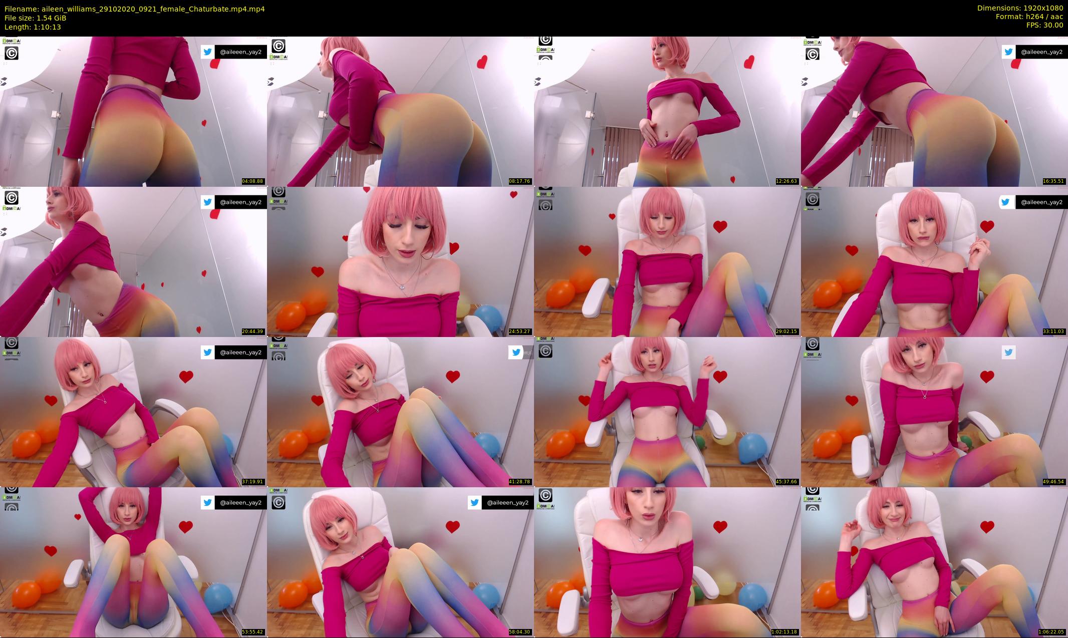 aileen_williams — 71 minute Chaturbate female cam show recording, 1080p, Oct 29, 2020
