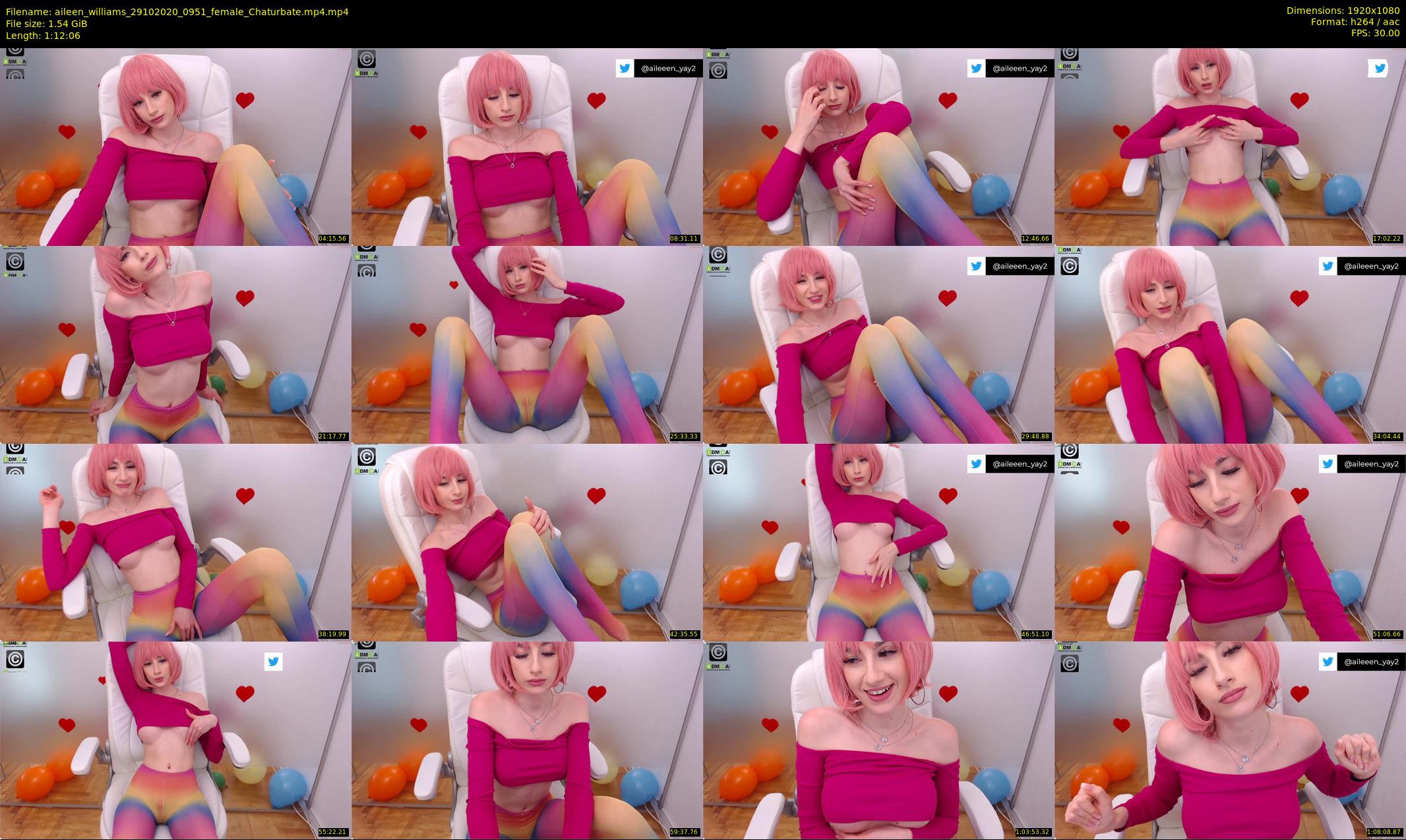 aileen_williams — 73 minute Chaturbate female cam show recording, 1080p, Oct 29, 2020
