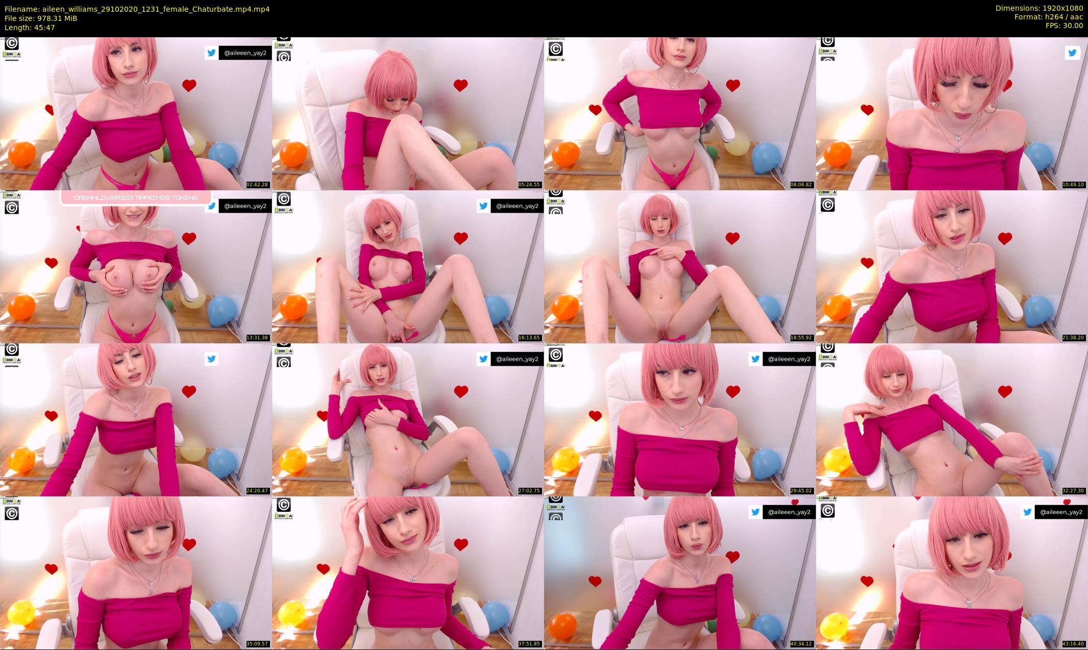 aileen_williams — 46 minute Chaturbate female cam show recording, 1080p, Oct 29, 2020