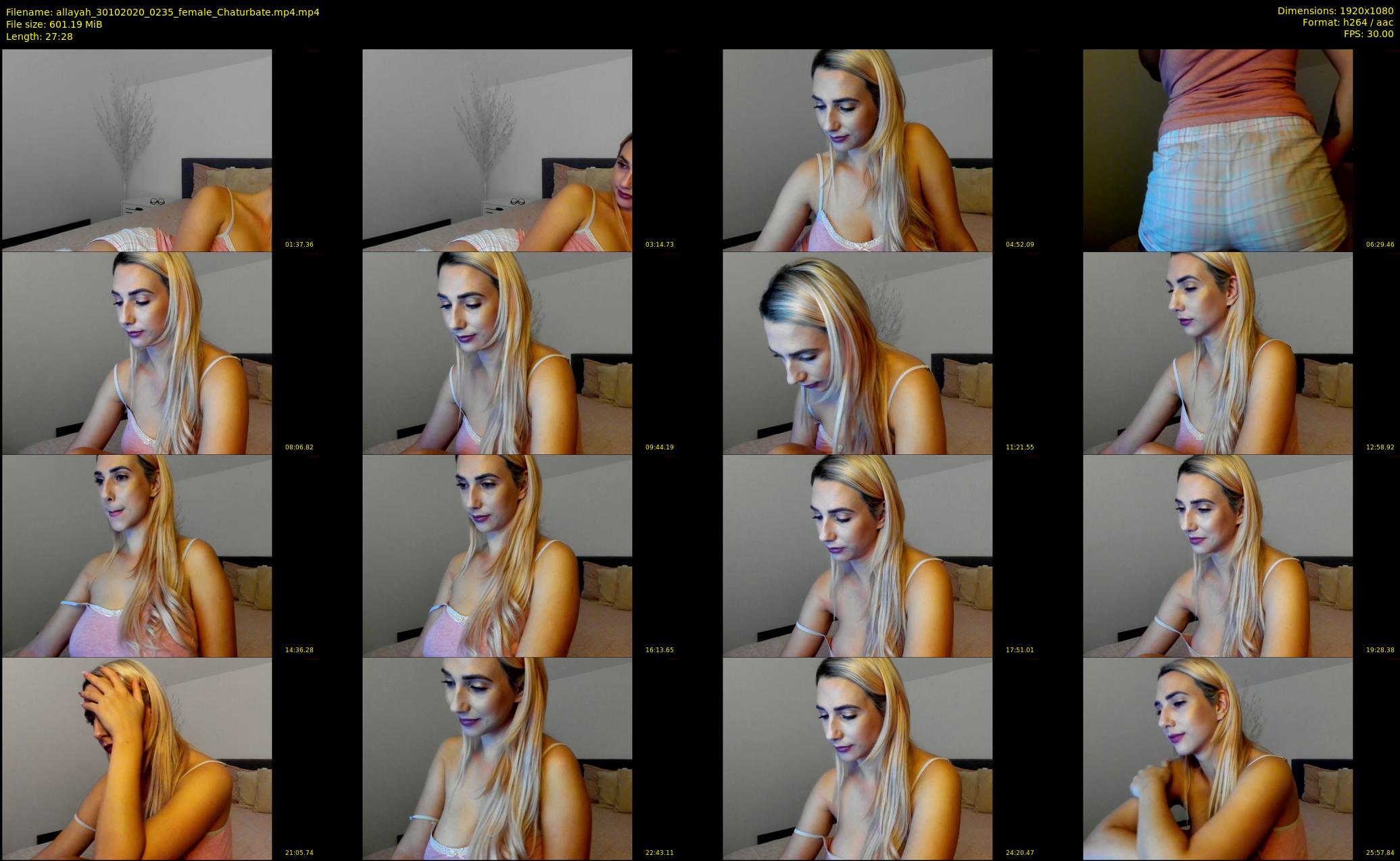 allayah — 28 minute Chaturbate female cam show recording, 1080p, Oct 30, 2020