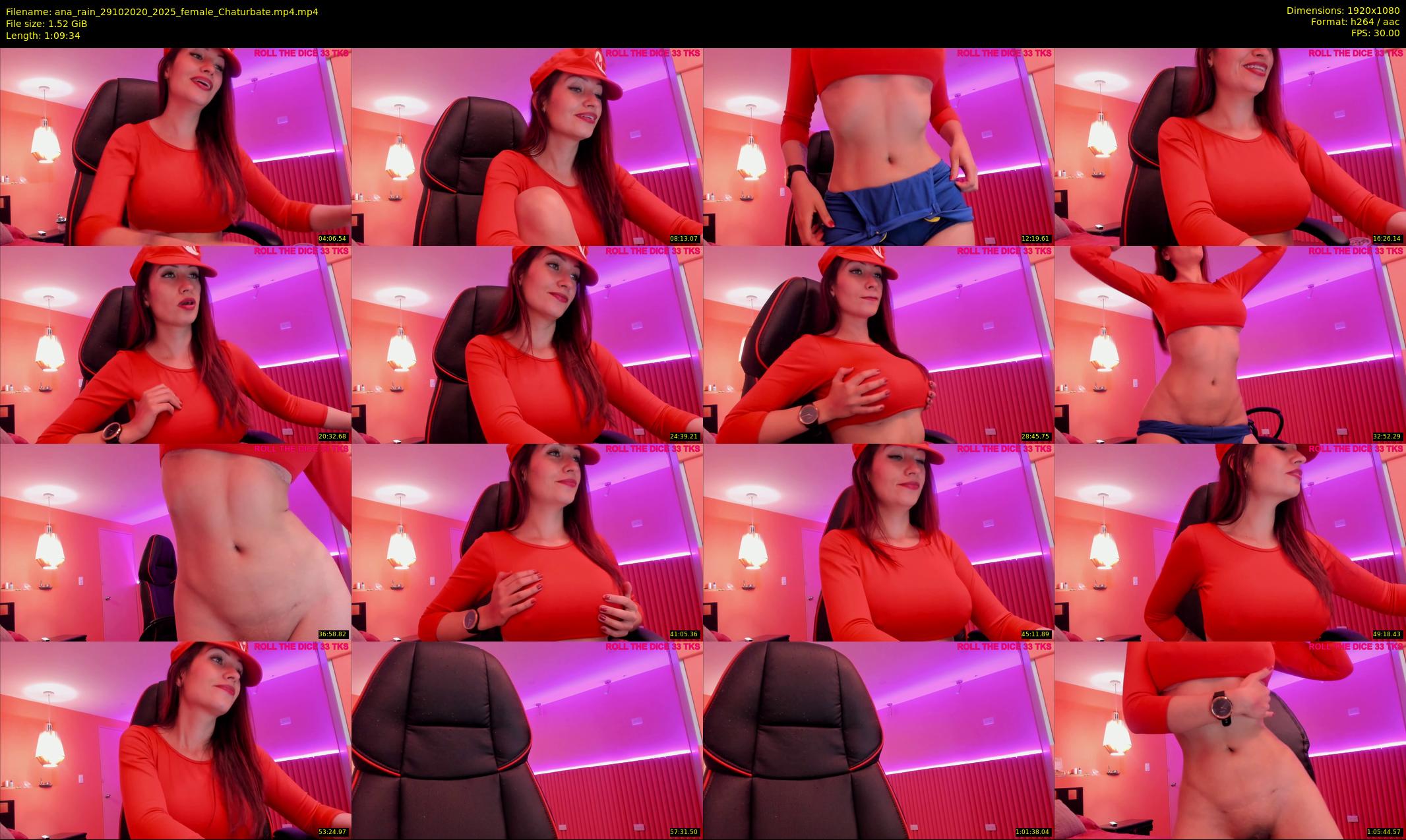 ana_rain — 70 minute Chaturbate female cam show recording, 1080p, Oct 29, 2020