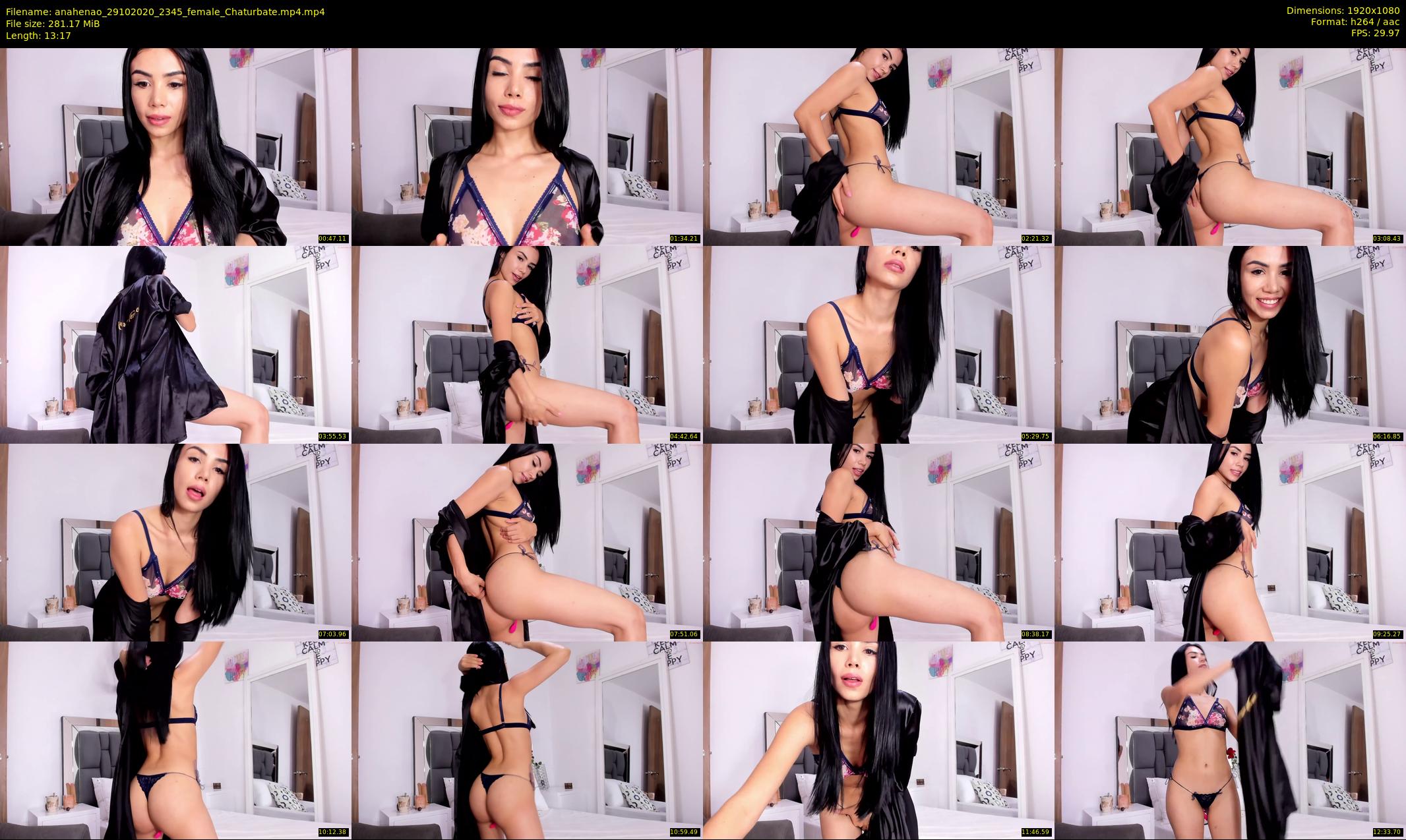 anahenao — 14 minute Chaturbate female cam show recording, 1080p, Oct 29, 2020