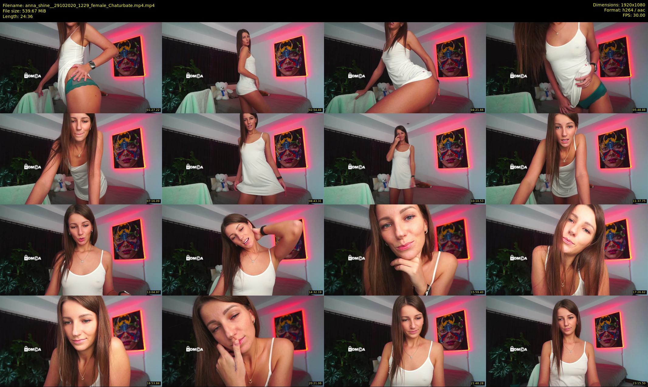 anna_shine_ — 25 minute Chaturbate female cam show recording, 1080p, Oct 29, 2020