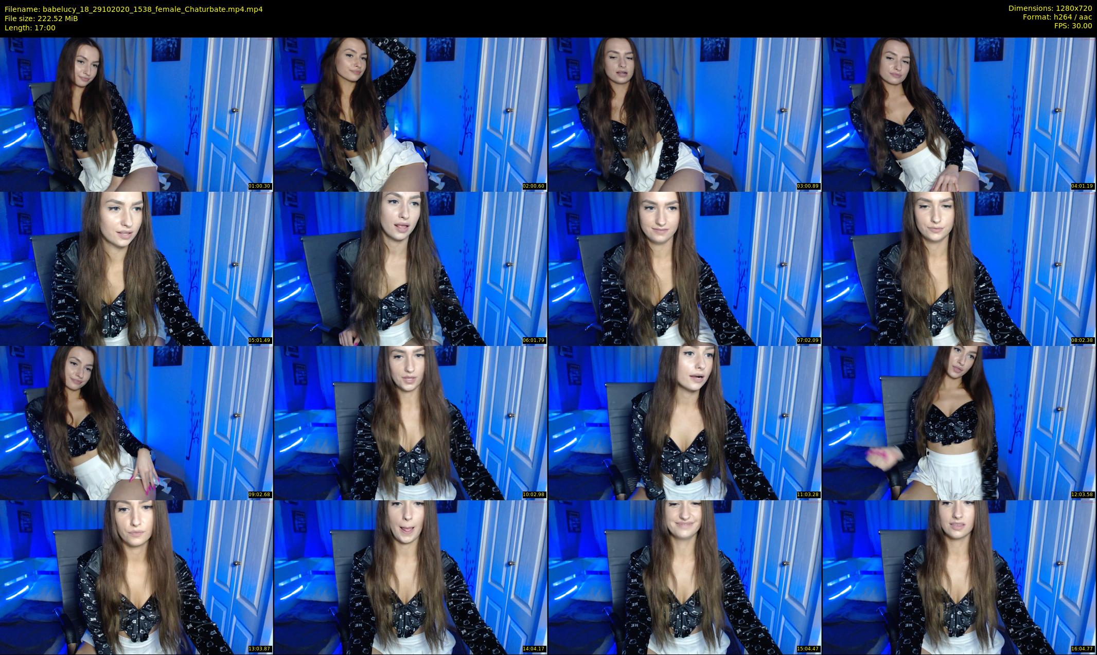 babelucy_18 — 17 minute Chaturbate female cam show recording, 720p, Oct 29, 2020