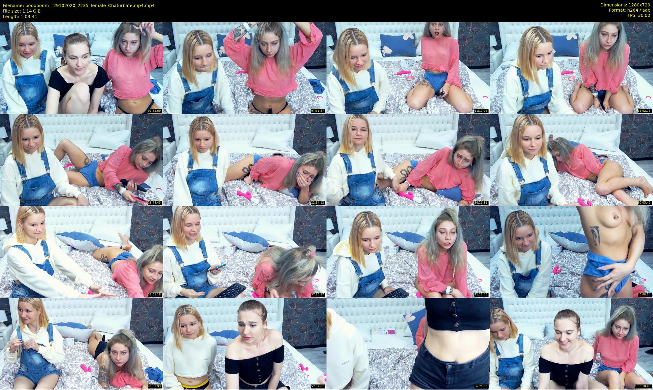boooooom_ — 64 minute Chaturbate female cam show recording, 720p, Oct 29, 2020