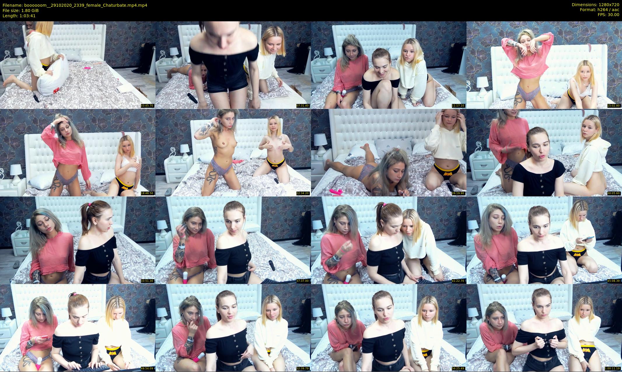 boooooom_ — 64 minute Chaturbate female cam show recording, 720p, Oct 29, 2020