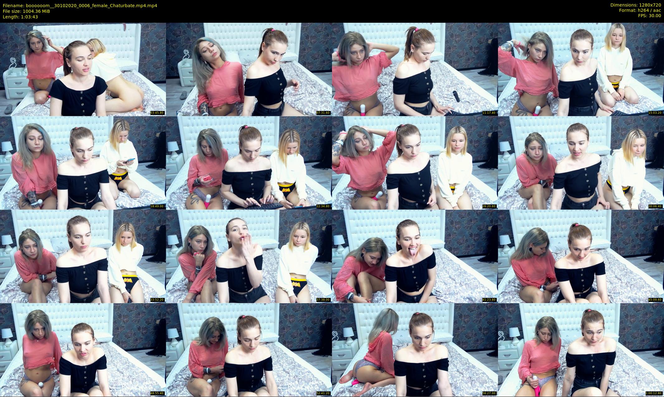boooooom_ — 64 minute Chaturbate female cam show recording, 720p, Oct 30, 2020
