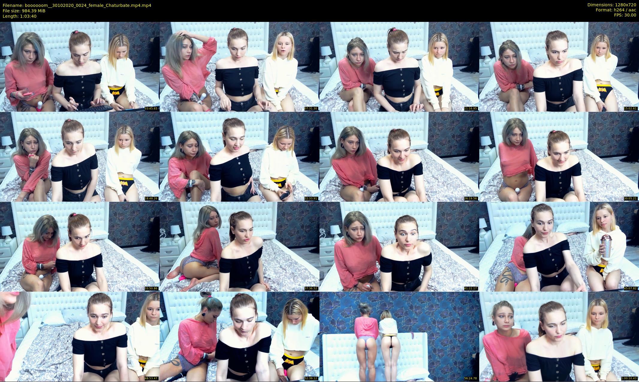 boooooom_ — 64 minute Chaturbate female cam show recording, 720p, Oct 30, 2020