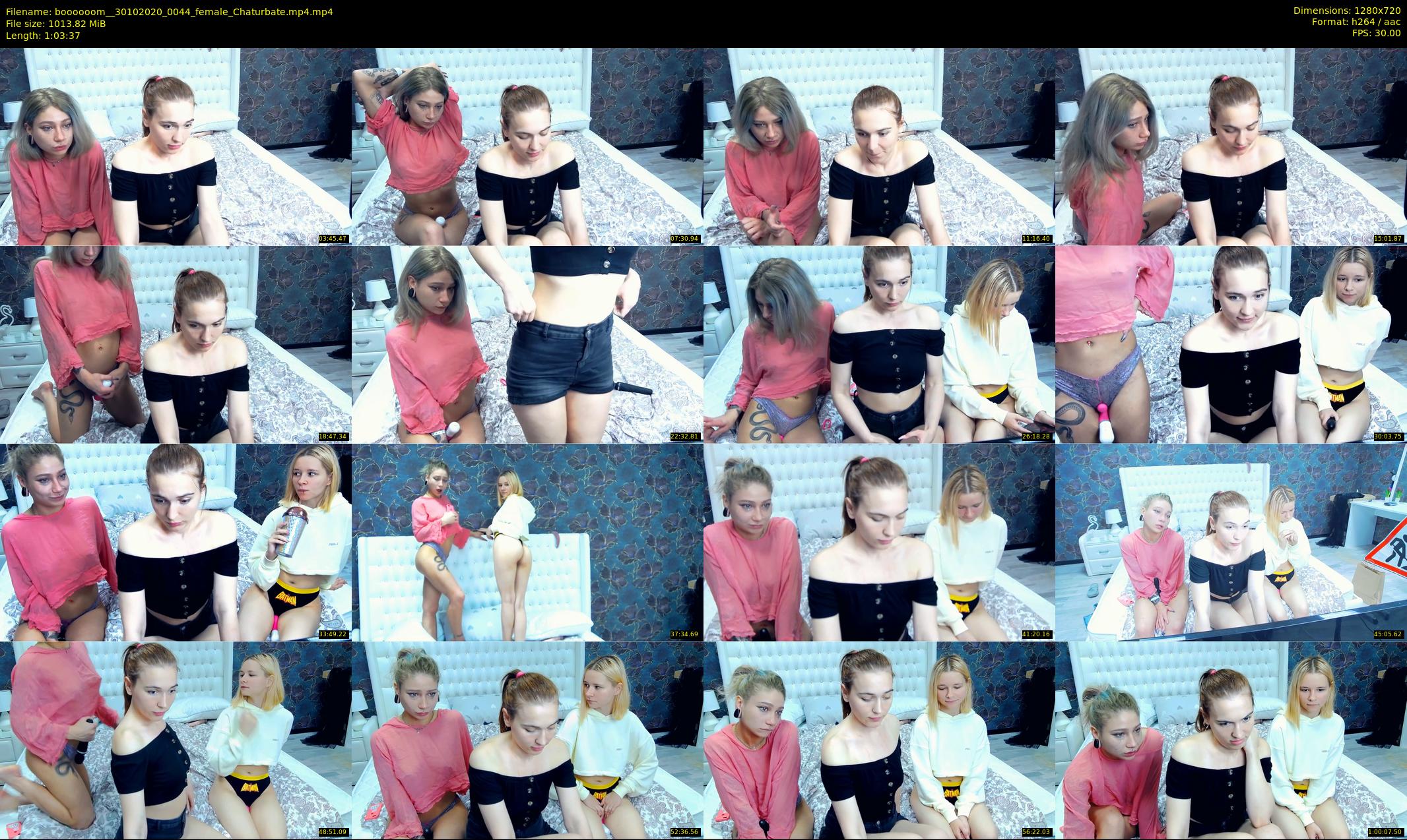 boooooom_ — 64 minute Chaturbate female cam show recording, 720p, Oct 30, 2020