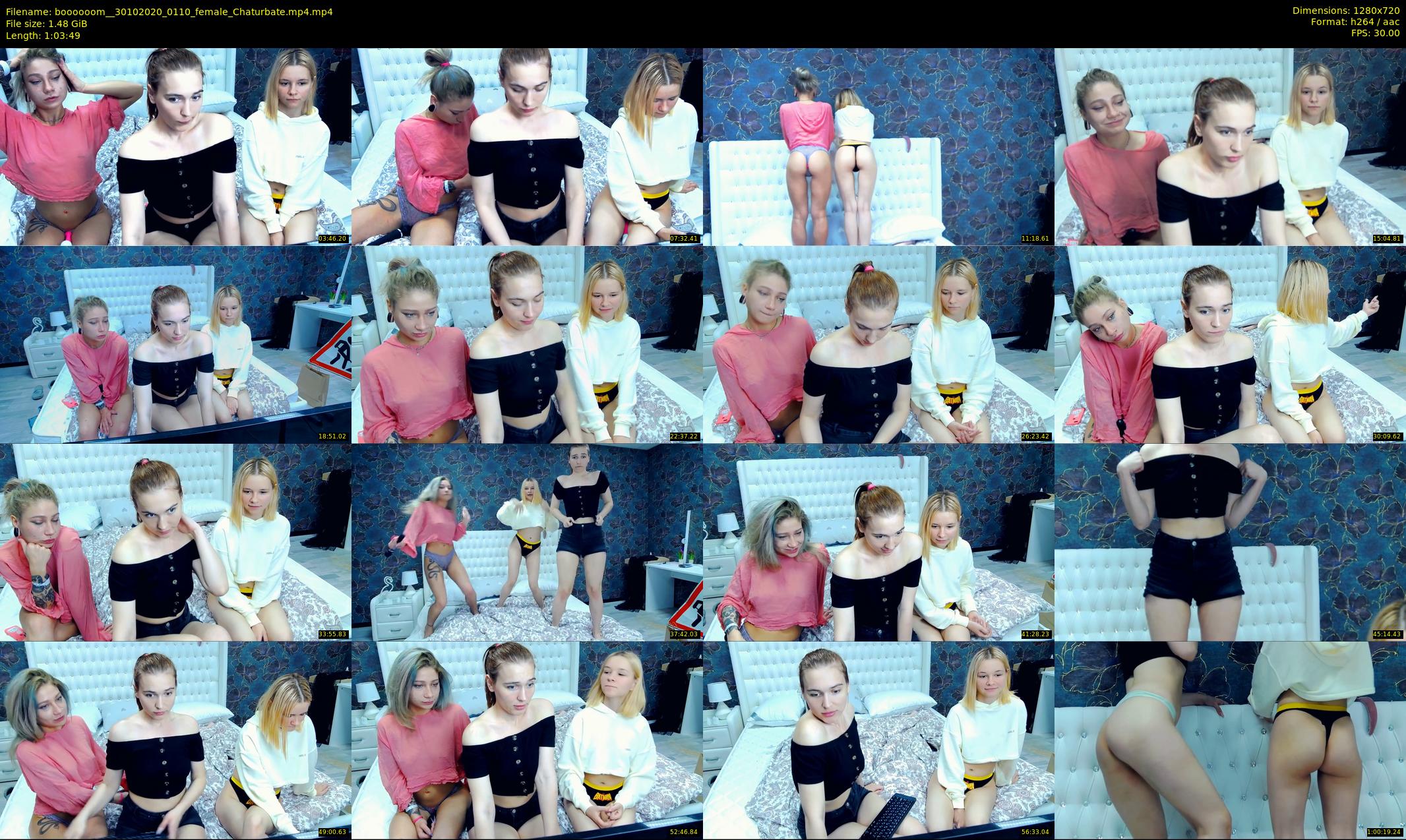 boooooom_ — 64 minute Chaturbate female cam show recording, 720p, Oct 30, 2020
