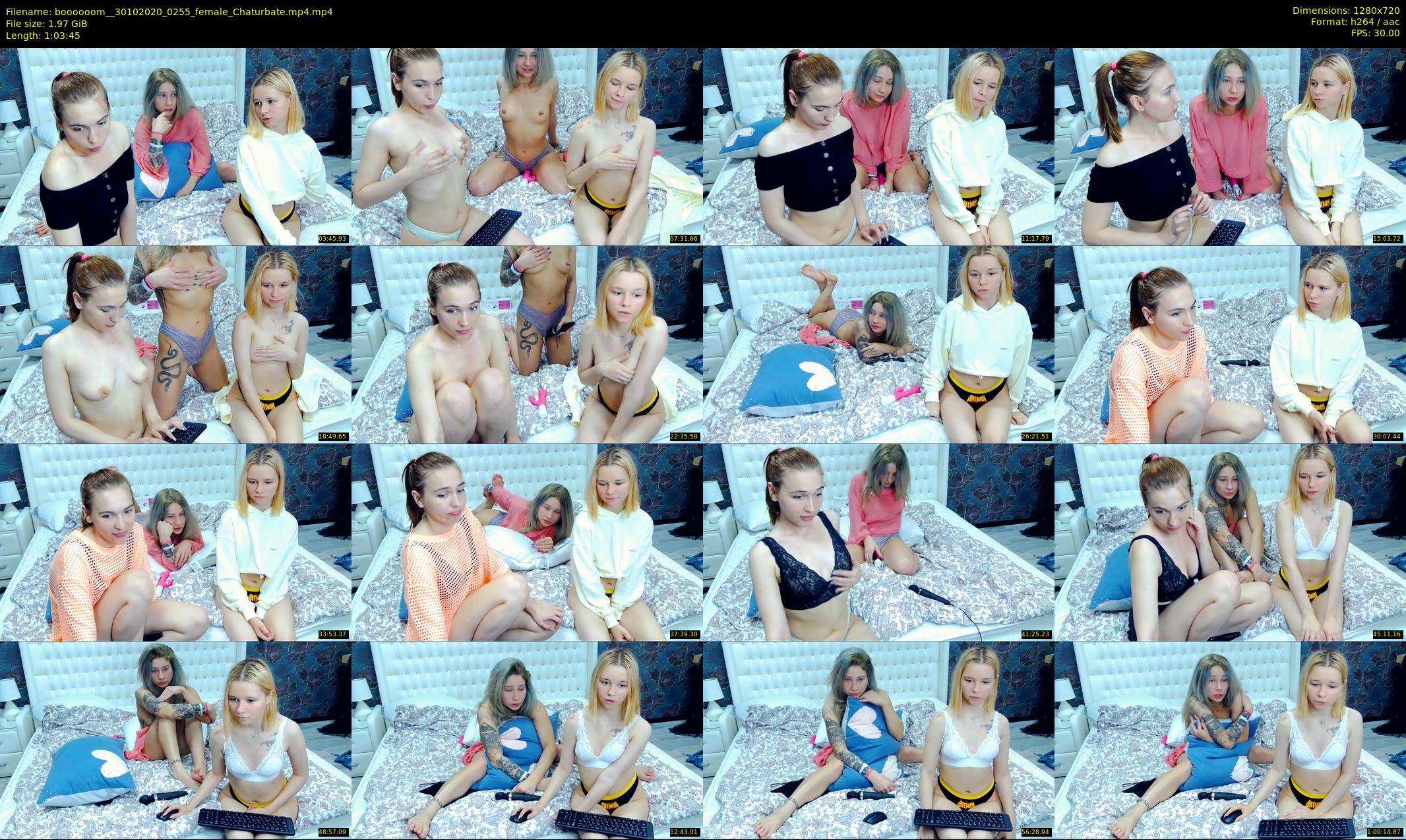 boooooom_ — 64 minute Chaturbate female cam show recording, 720p, Oct 30, 2020