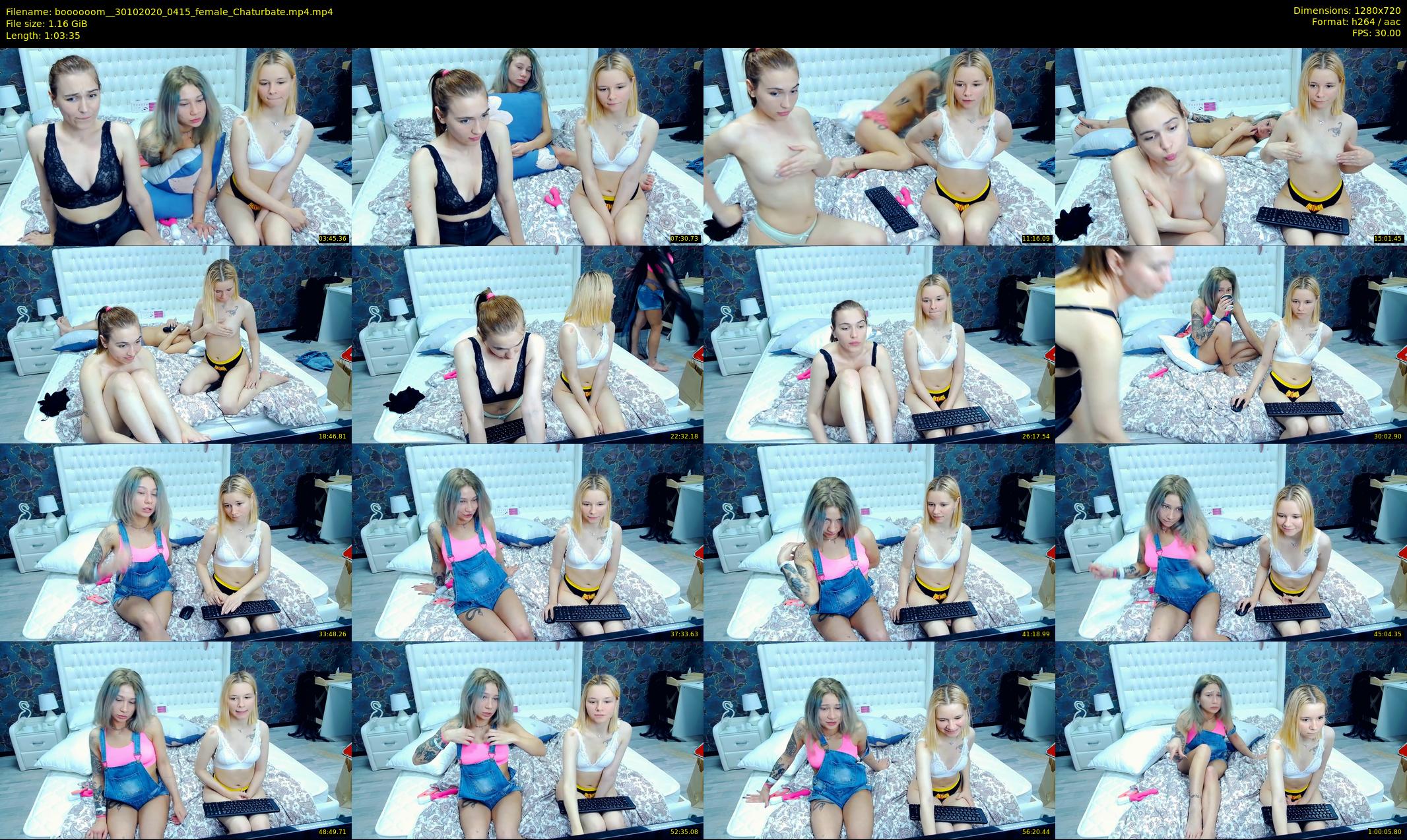 boooooom_ — 64 minute Chaturbate female cam show recording, 720p, Oct 30, 2020