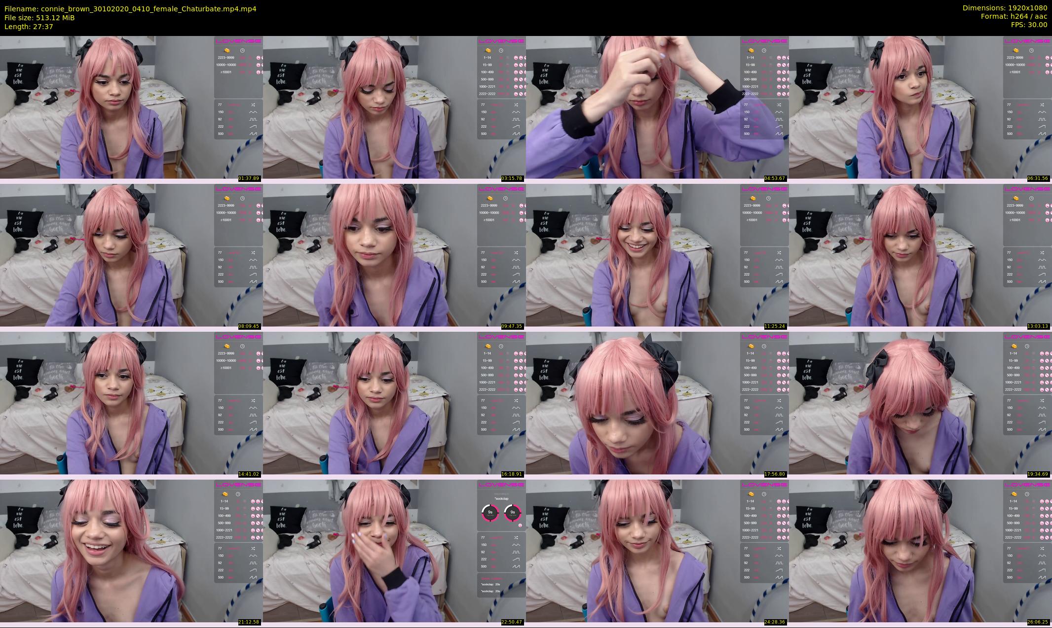 connie_brown — 28 minute Chaturbate female cam show recording, 1080p, Oct 30, 2020