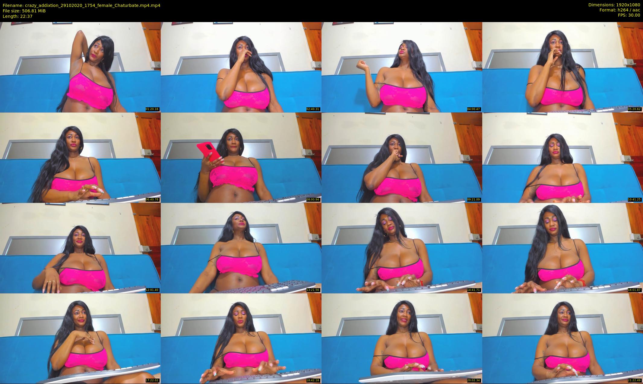 crazy_addixtion — 23 minute Chaturbate female cam show recording, 1080p, Oct 29, 2020