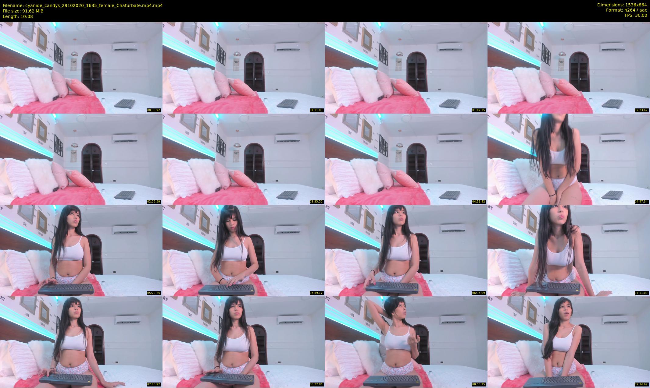 cyanide_candys — 11 minute Chaturbate female cam show recording, 720p, Oct 29, 2020
