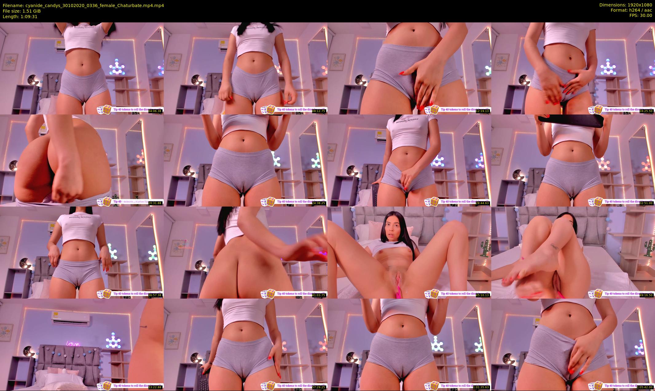 cyanide_candys — 70 minute Chaturbate female cam show recording, 1080p, Oct 30, 2020