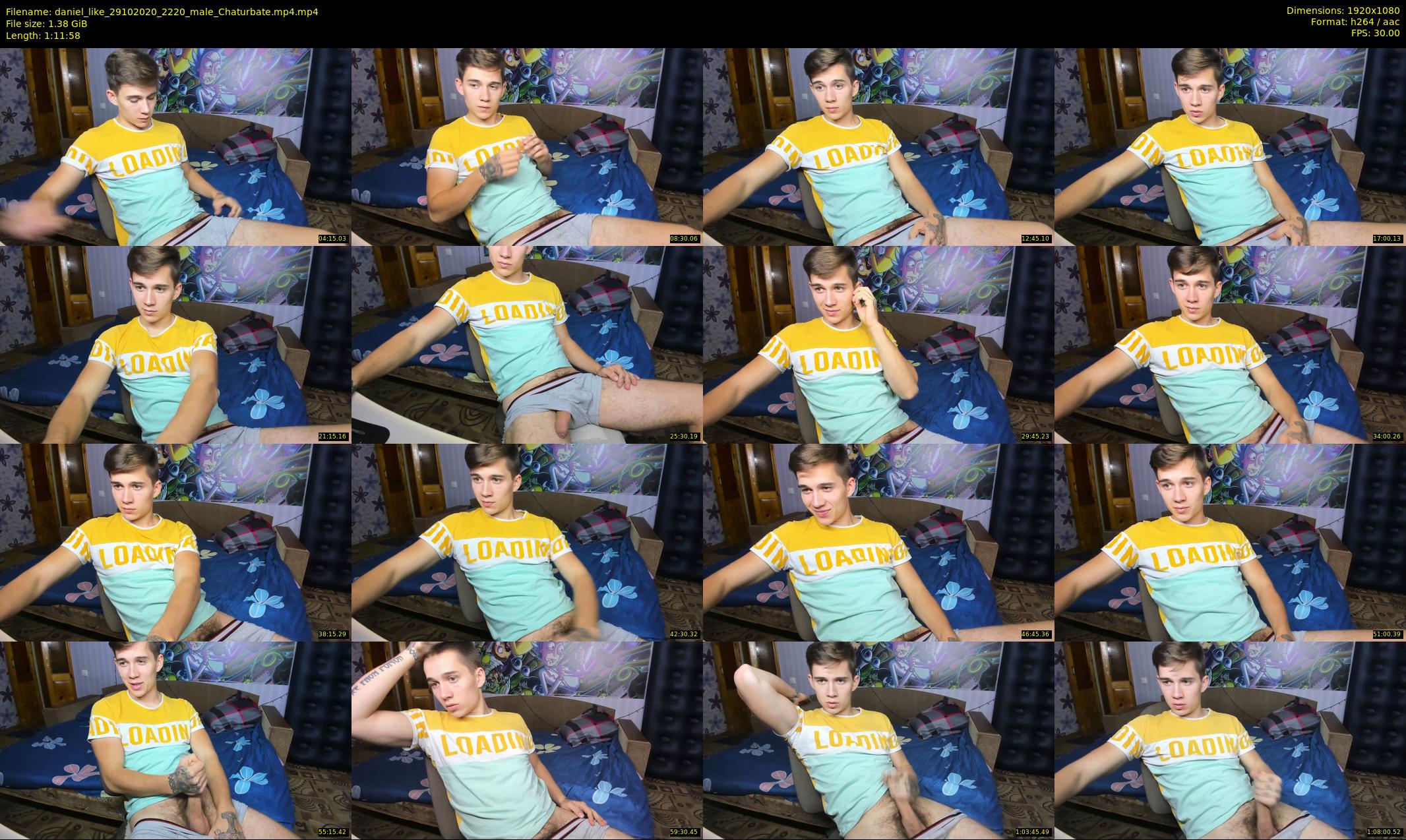 daniel_like — 72 minute Chaturbate male cam show recording, 1080p, Oct 29, 2020