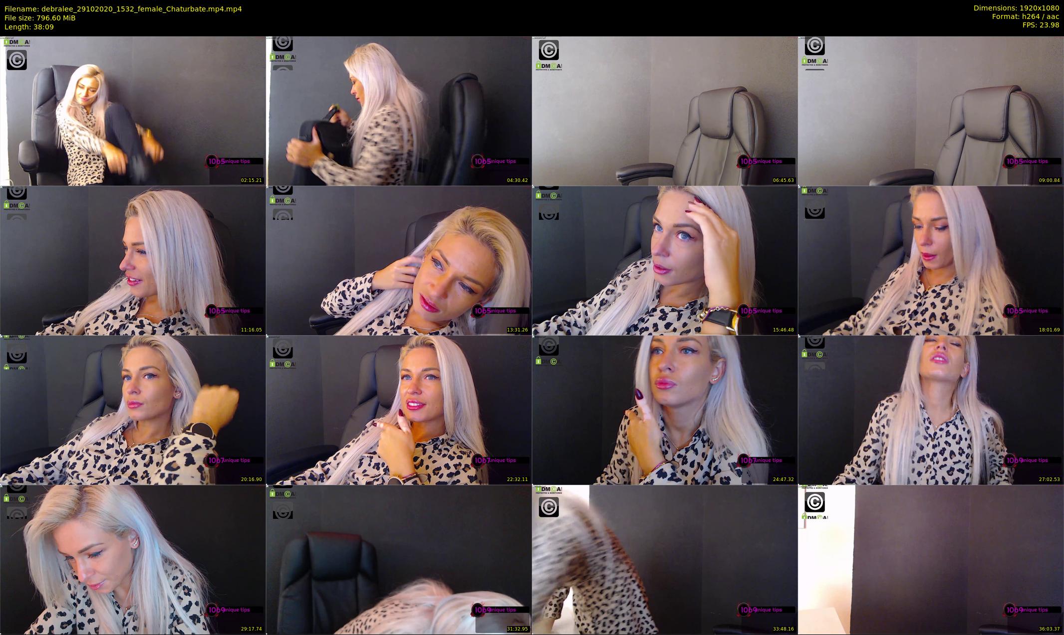 debralee — 39 minute Chaturbate female cam show recording, 1080p, Oct 29, 2020