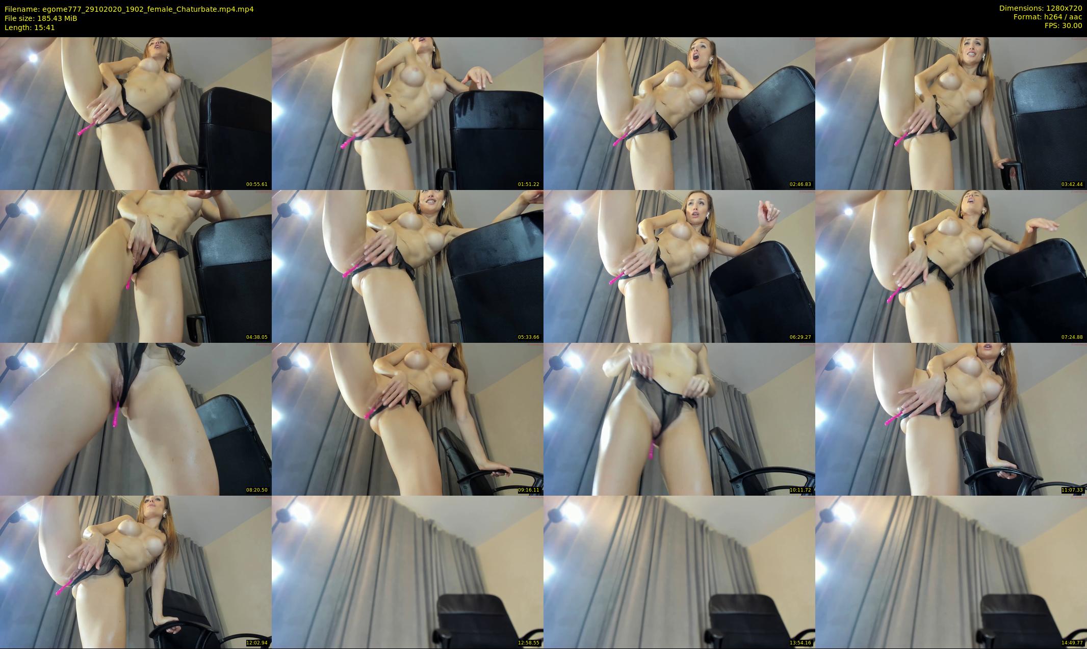egome777 — 16 minute Chaturbate female cam show recording, 720p, Oct 29, 2020
