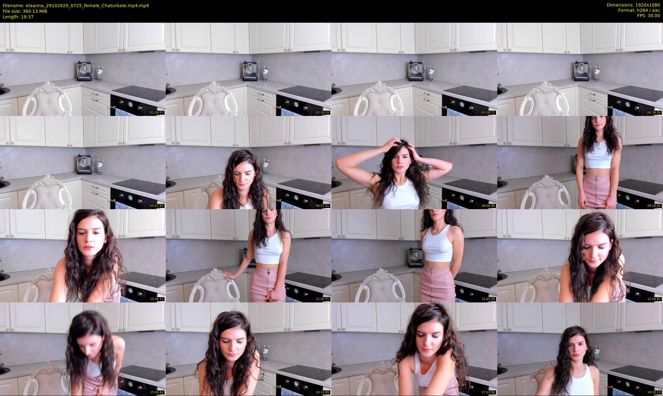 elaanna — 20 minute Chaturbate female cam show recording, 1080p, Oct 29, 2020