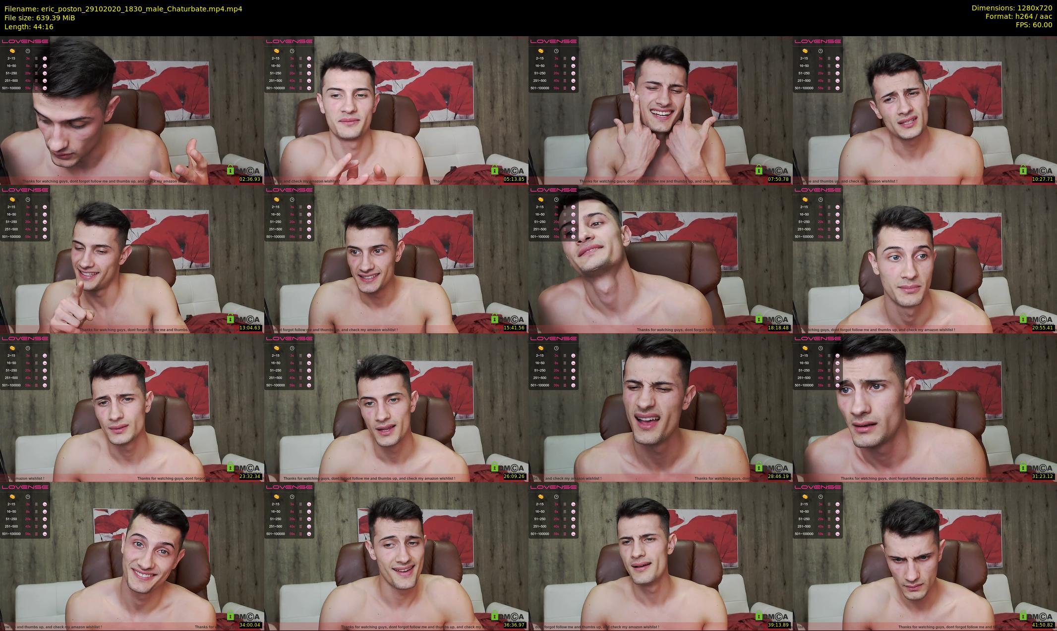 eric_poston — 45 minute Chaturbate male cam show recording, 720p, Oct 29, 2020