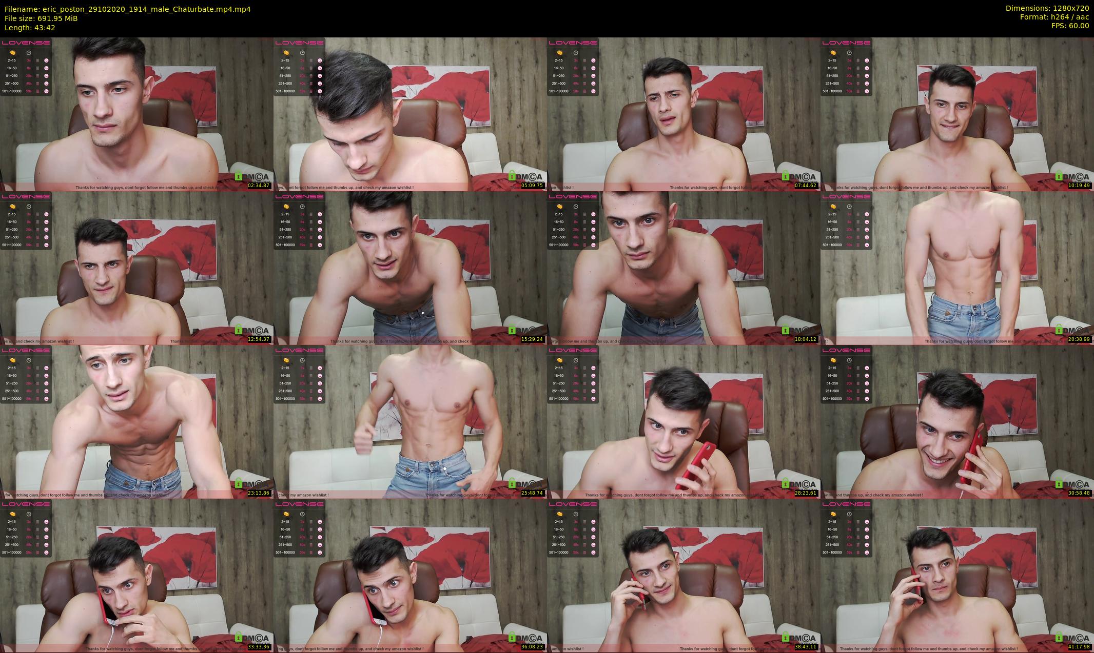 eric_poston — 44 minute Chaturbate male cam show recording, 720p, Oct 29, 2020