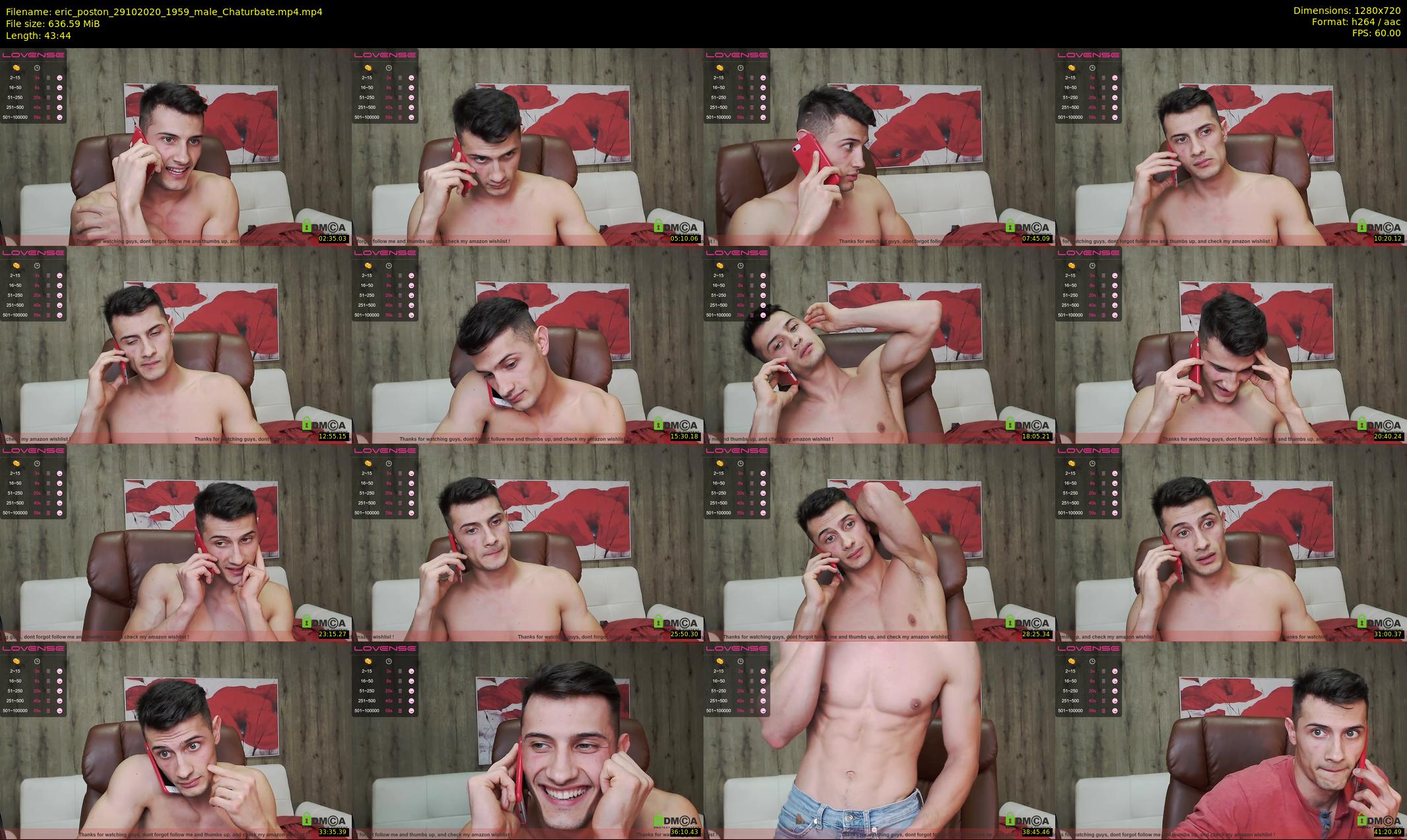 eric_poston — 44 minute Chaturbate male cam show recording, 720p, Oct 29, 2020