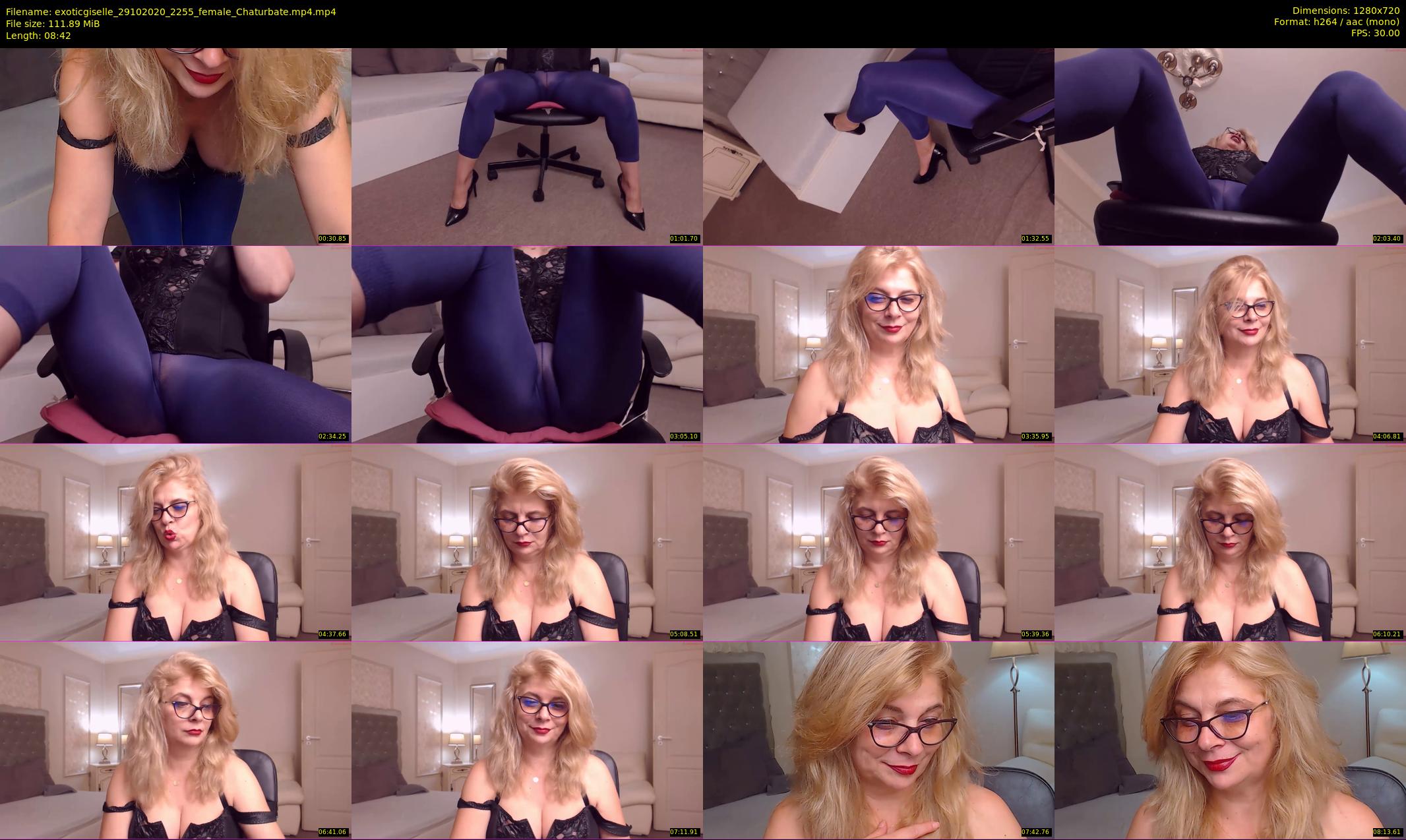 exoticgiselle — 9 minute Chaturbate female cam show recording, 720p, Oct 29, 2020