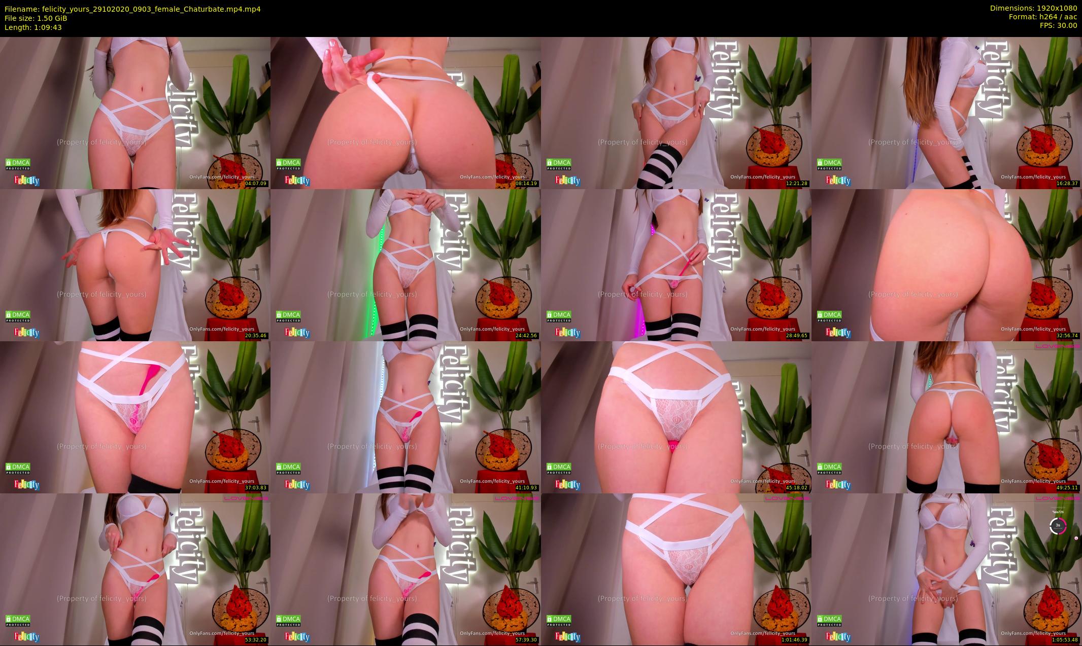 felicity_yours — 70 minute Chaturbate female cam show recording, 1080p, Oct 29, 2020