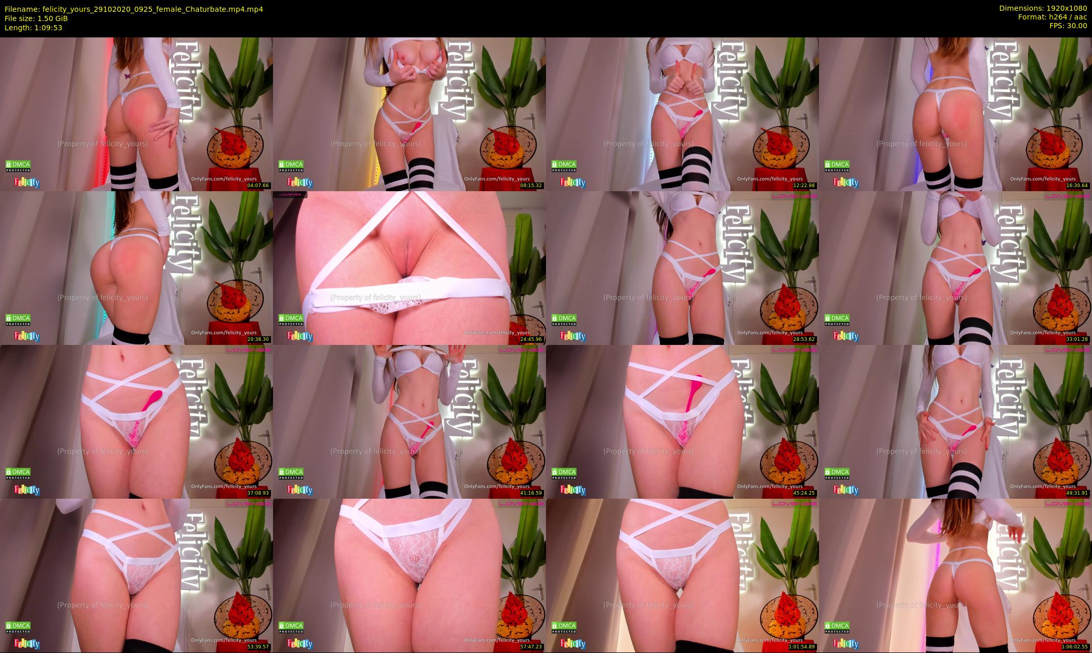 felicity_yours — 70 minute Chaturbate female cam show recording, 1080p, Oct 29, 2020