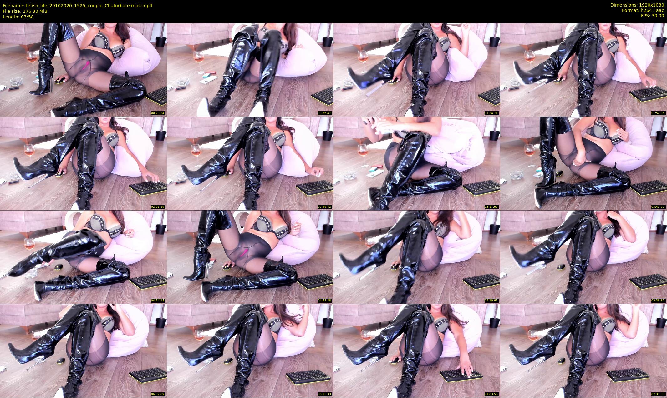 fetish_life — 8 minute Chaturbate female cam show recording, 1080p, Oct 29, 2020