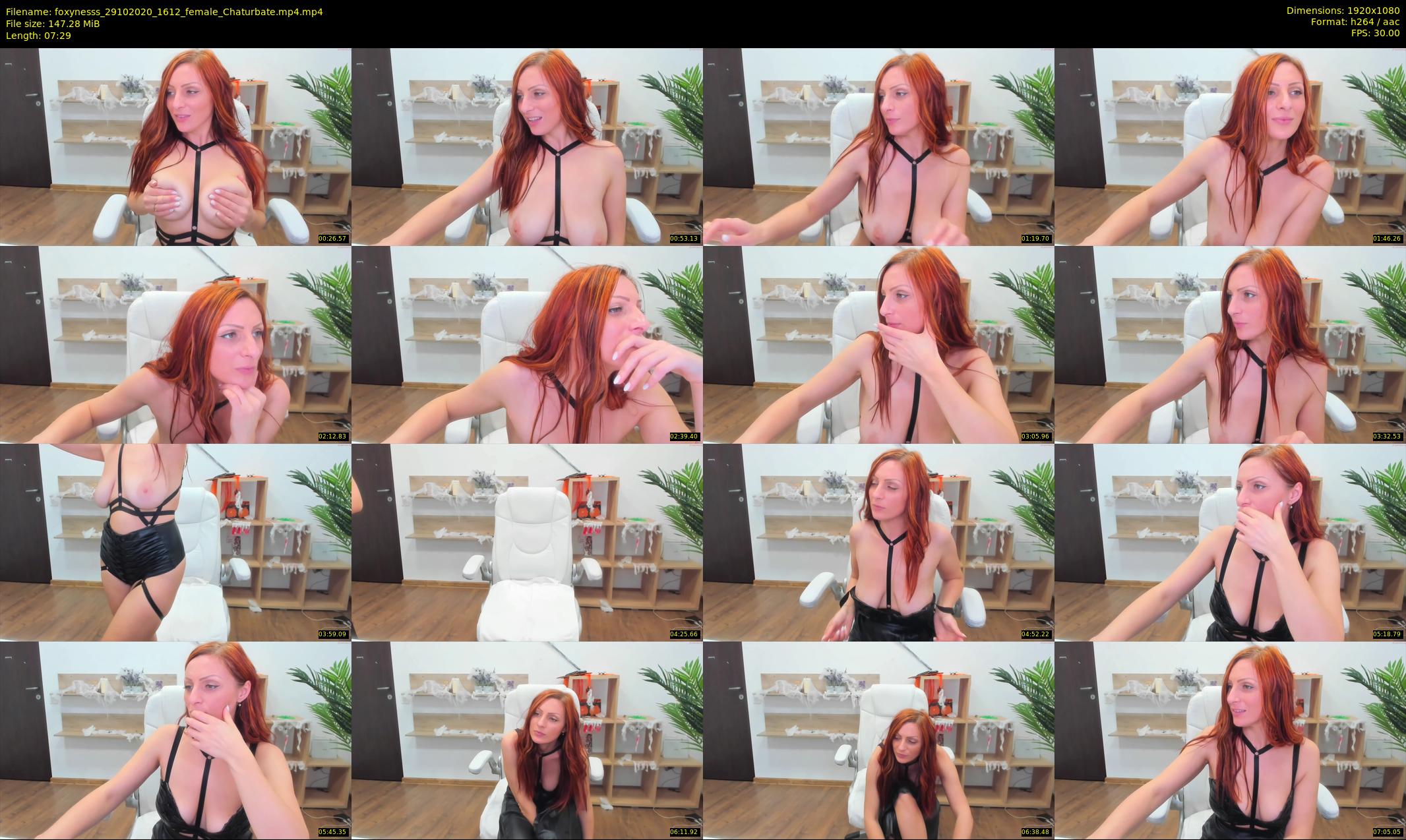 foxynesss — 8 minute Chaturbate female cam show recording, 1080p, Oct 29, 2020