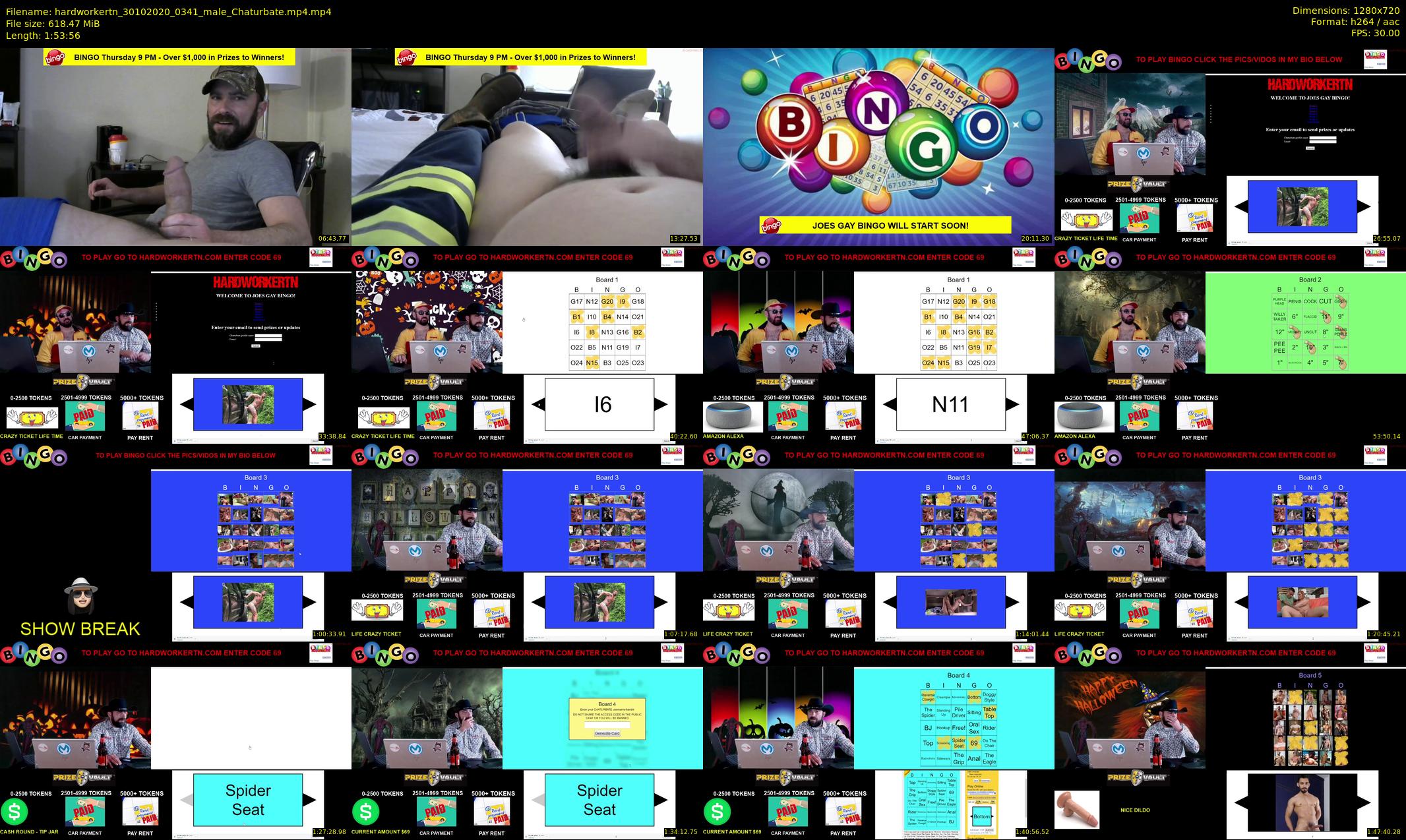 hardworkertn — 114 minute Chaturbate male cam show recording, 720p, Oct 30, 2020