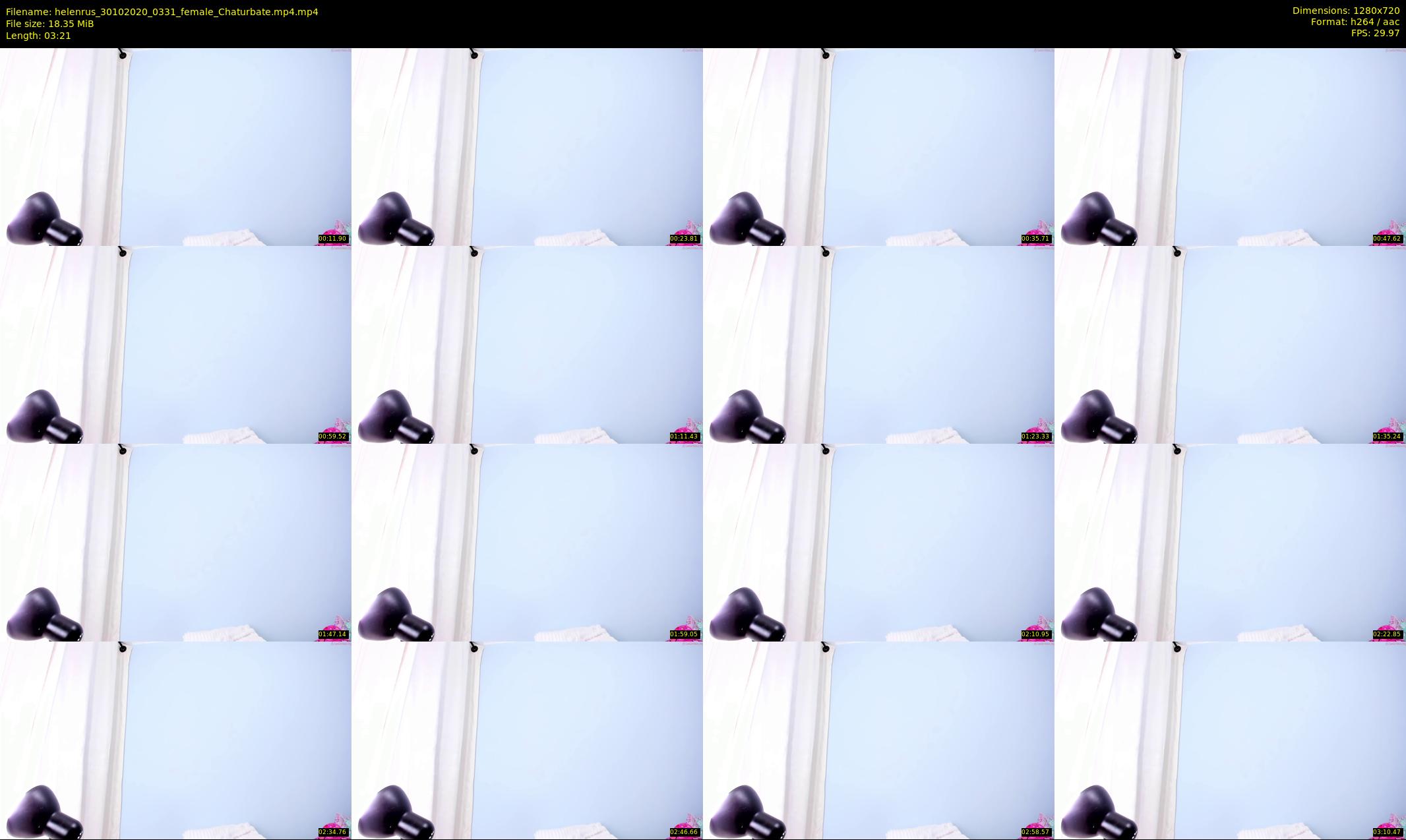 helenrus — 4 minute Chaturbate female cam show recording, 720p, Oct 30, 2020