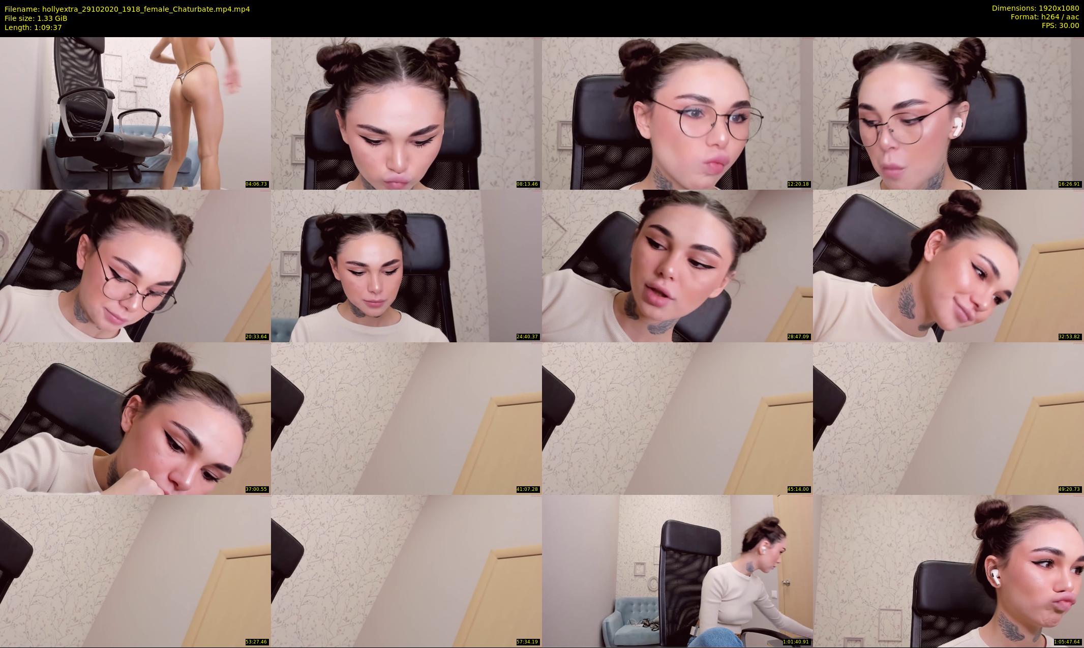 hollyextra — 70 minute Chaturbate female cam show recording, 1080p, Oct 29, 2020