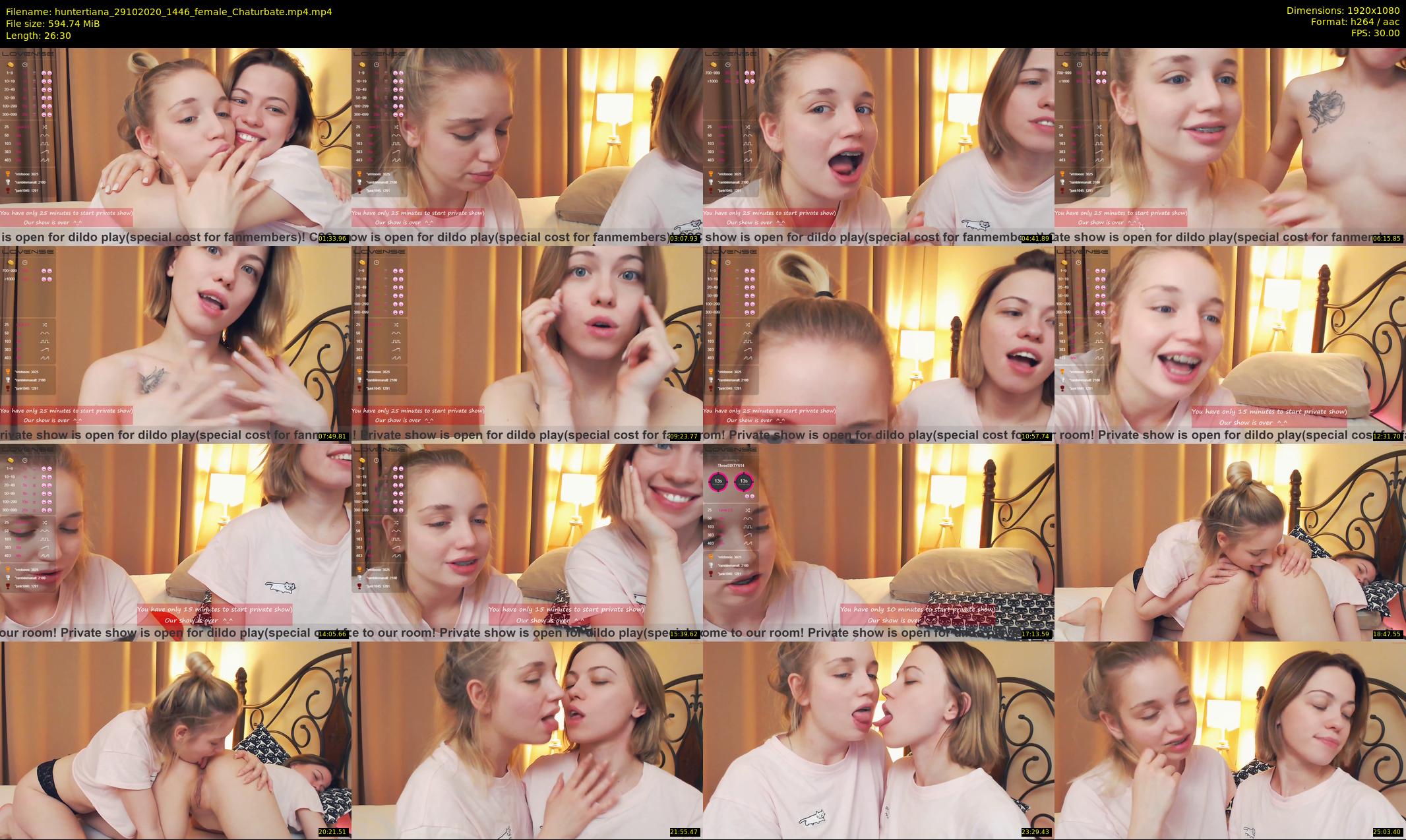 huntertiana — 27 minute Chaturbate female cam show recording, 1080p, Oct 29, 2020