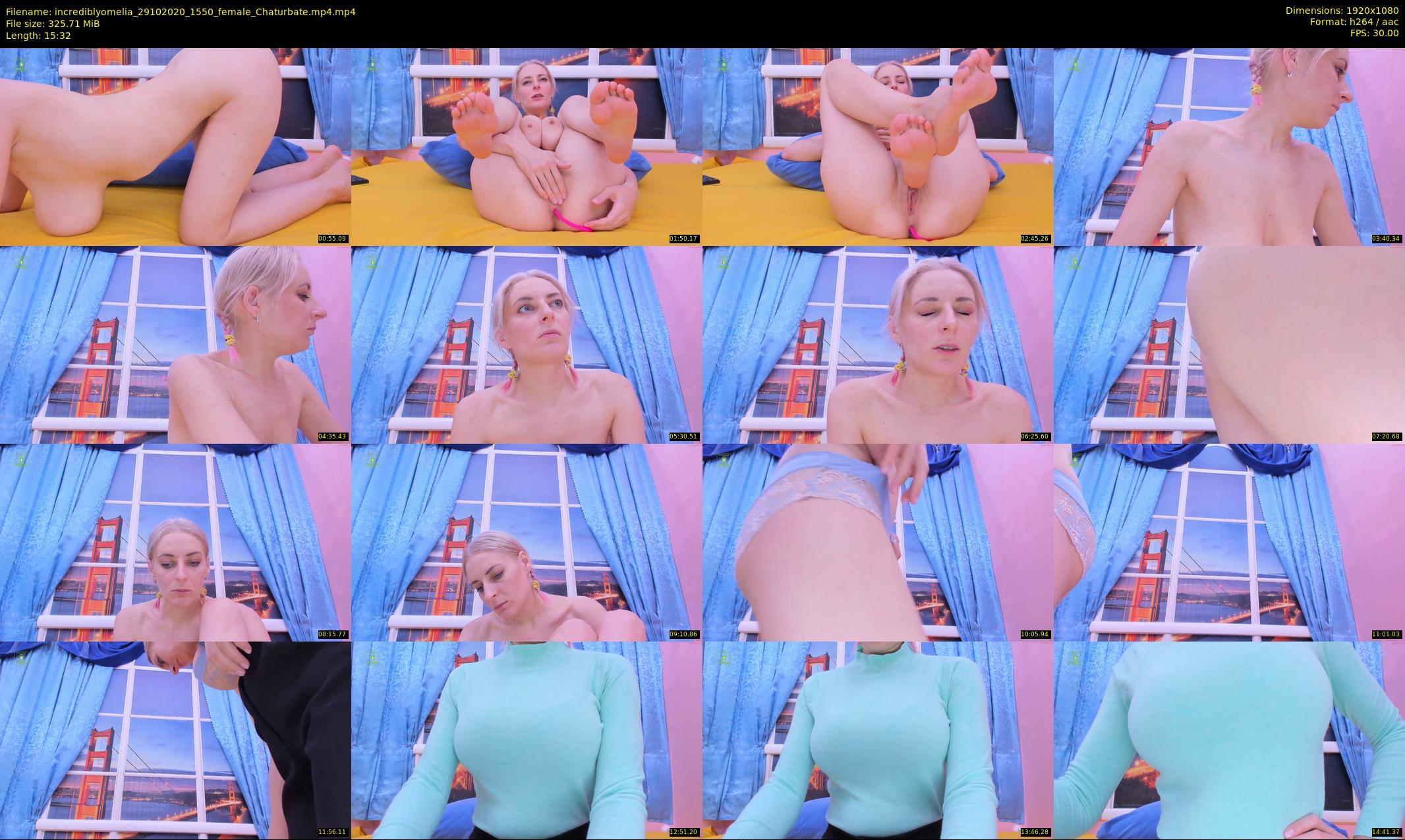 incrediblyomelia — 16 minute Chaturbate female cam show recording, 1080p, Oct 29, 2020