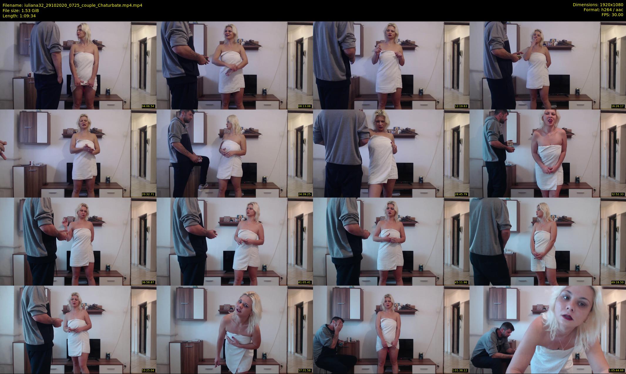 iuliana32 — 70 minute Chaturbate couple cam show recording, 1080p, Oct 29, 2020