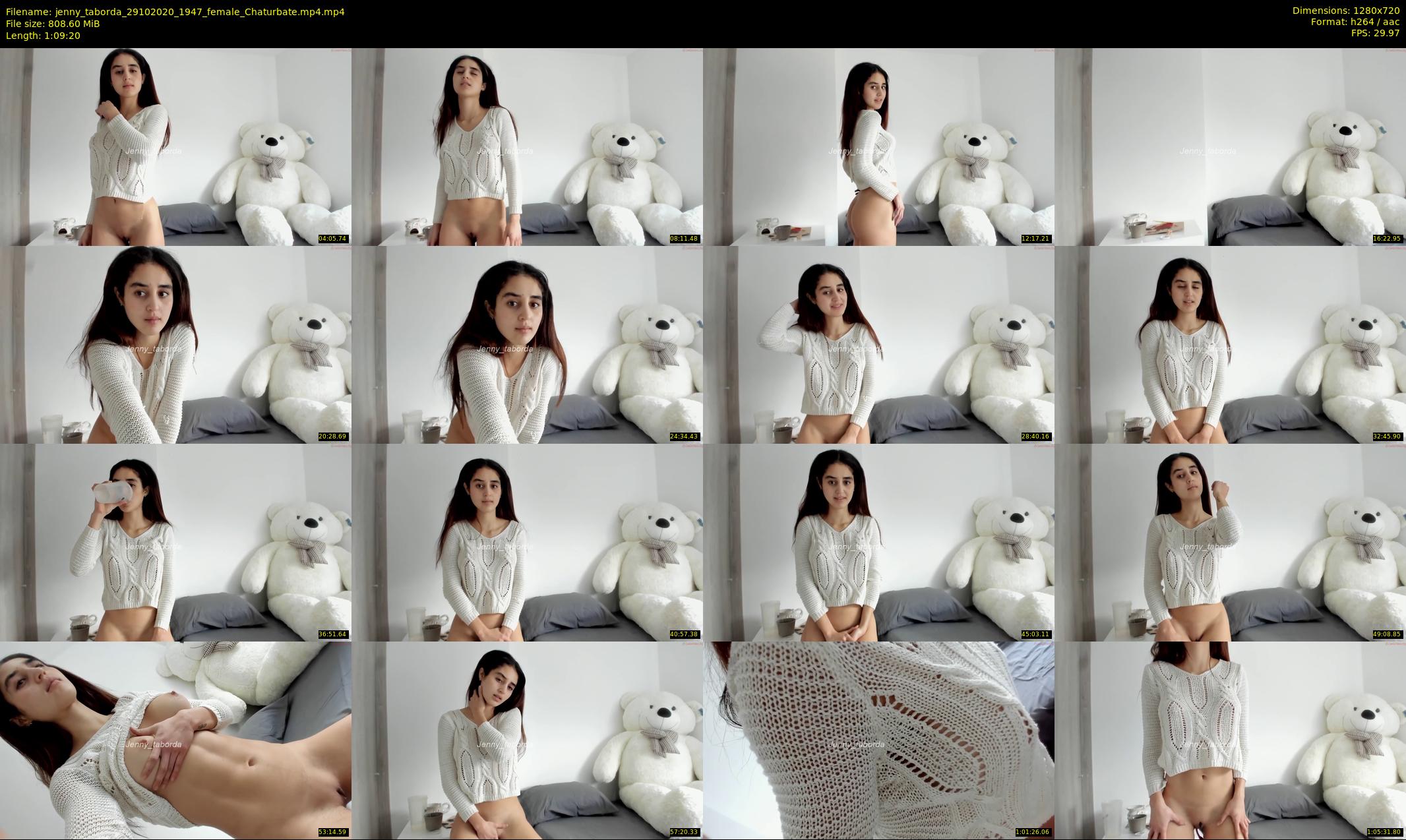 jenny_taborda — 70 minute Chaturbate female cam show recording, 720p, Oct 29, 2020