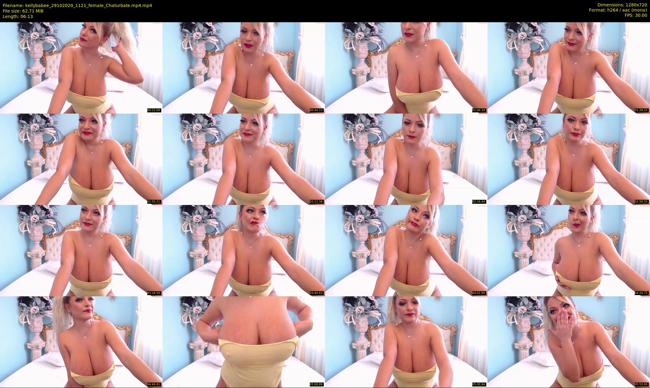 kellybabee — 7 minute Chaturbate female cam show recording, 720p, Oct 29, 2020