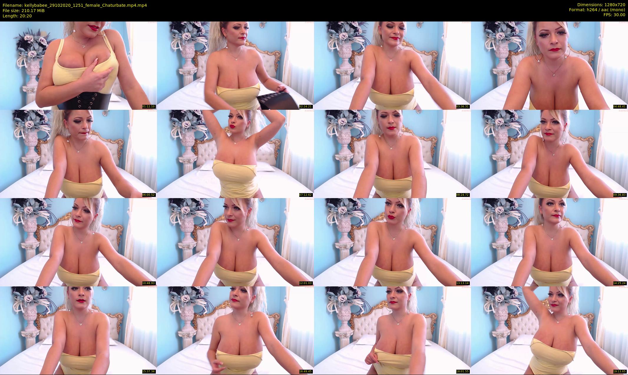 kellybabee — 21 minute Chaturbate female cam show recording, 720p, Oct 29, 2020