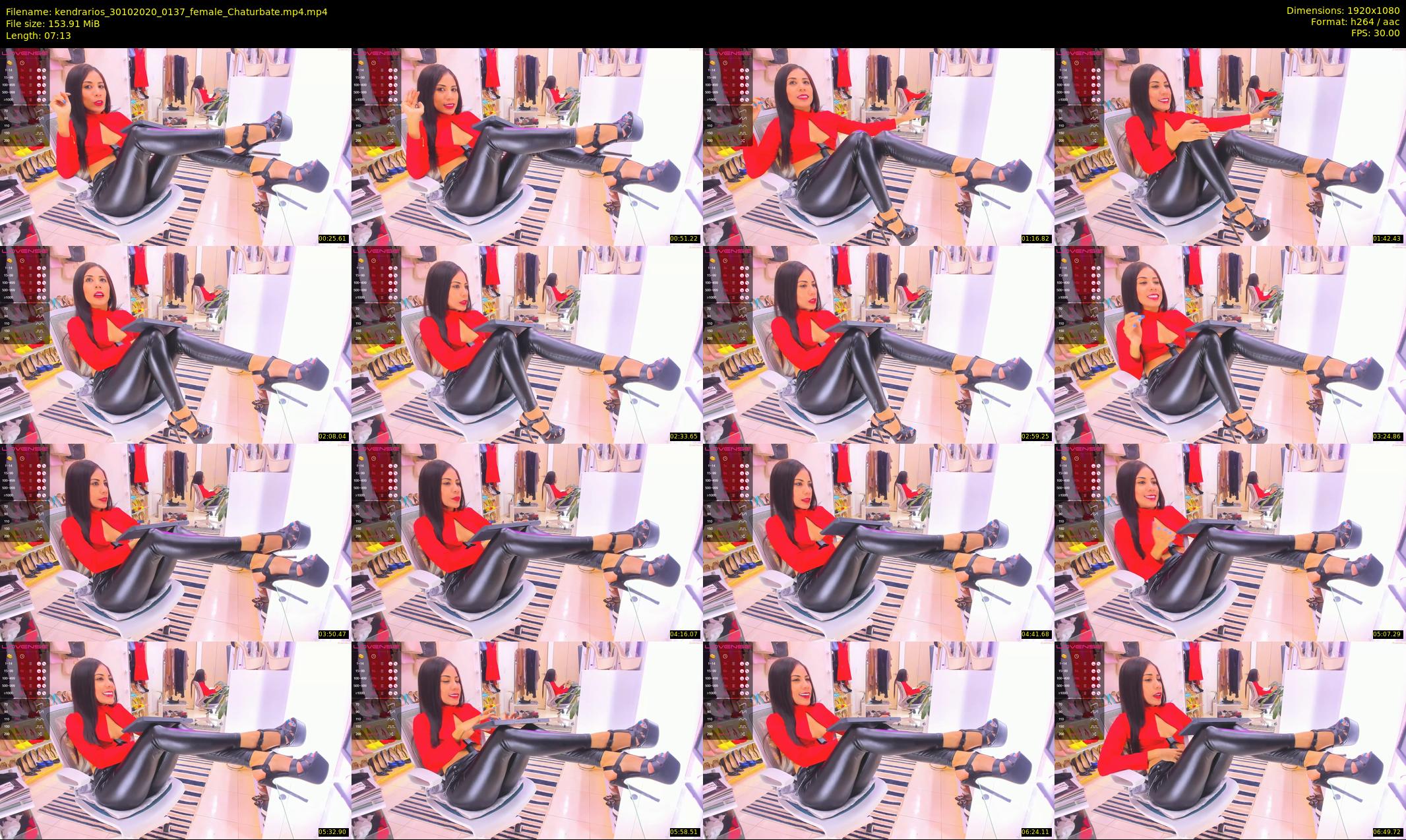 kendrarios — 8 minute Chaturbate female cam show recording, 1080p, Oct 30, 2020