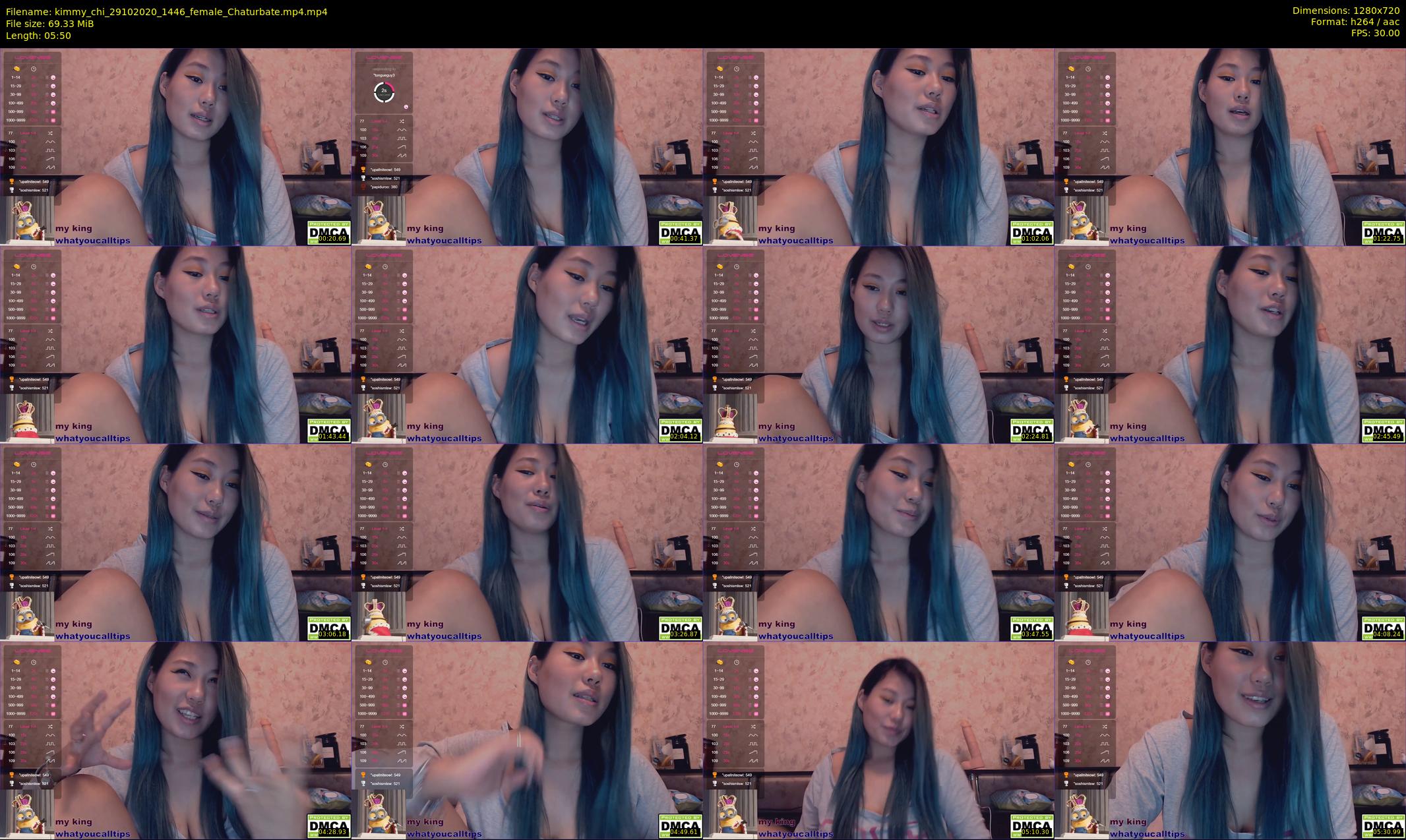 kimmy_chi — 6 minute Chaturbate female cam show recording, 720p, Oct 29, 2020